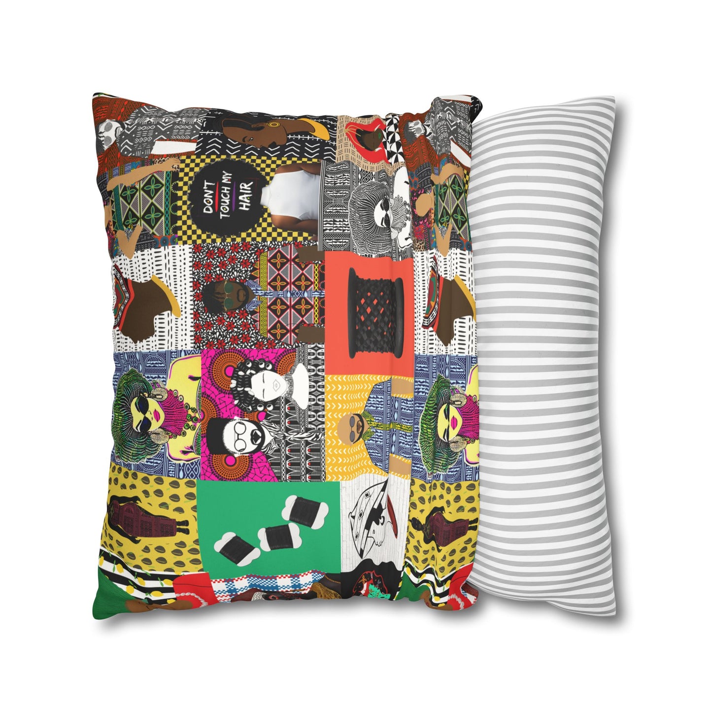 My Pipo Faux Suede Pillow Case, Square Throw Cushion, Boho Home Decor, Living Room Accent, Bedroom or Living room Accessory