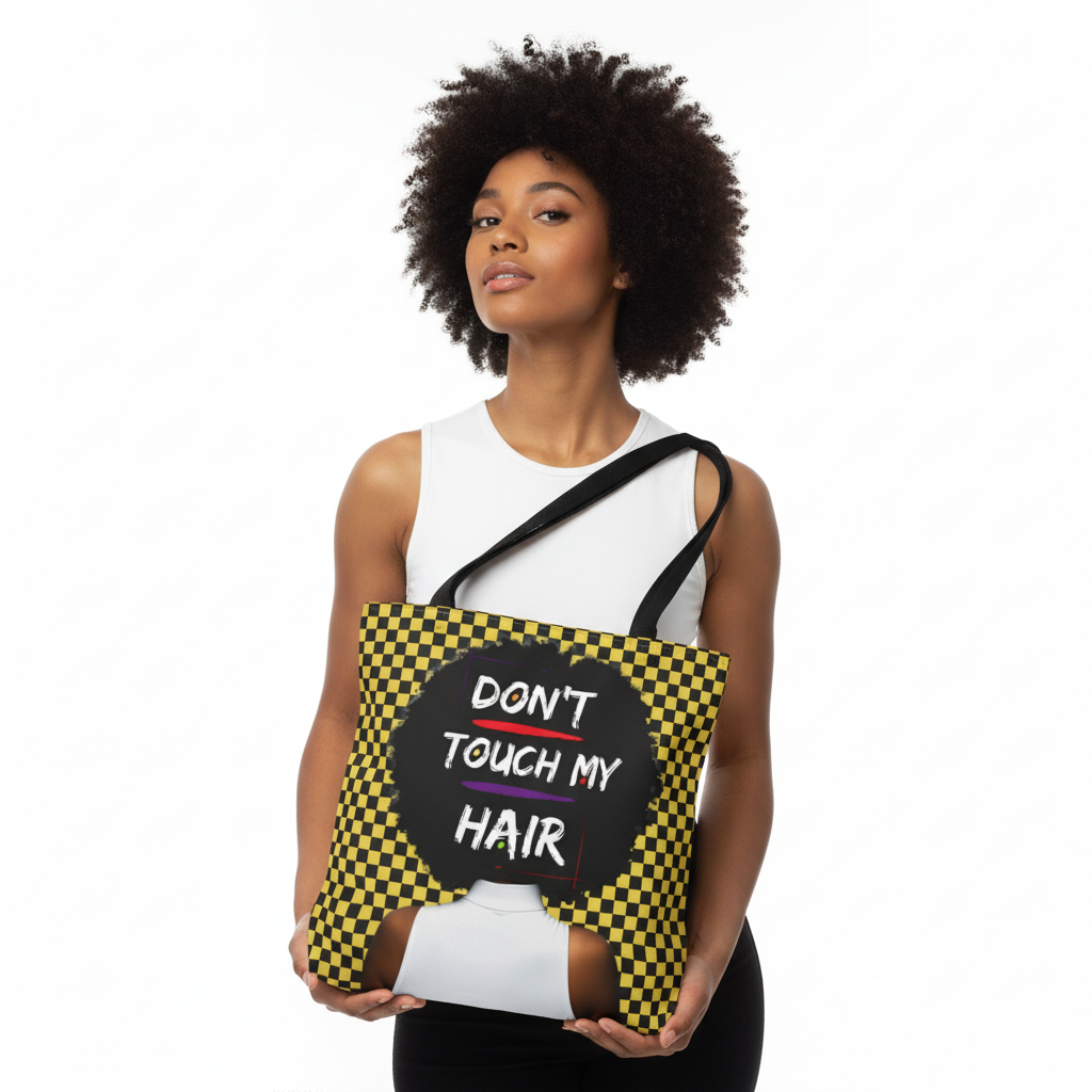 Callipygian Girl and Don't Touch my Hair Two-Sided Tote Bag (AOP)