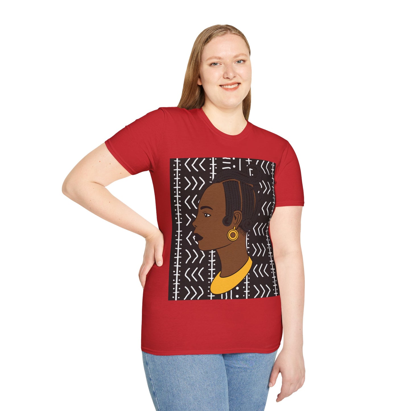 Lady Kongossa on BW Ndop Unisex Softstyle T-Shirt