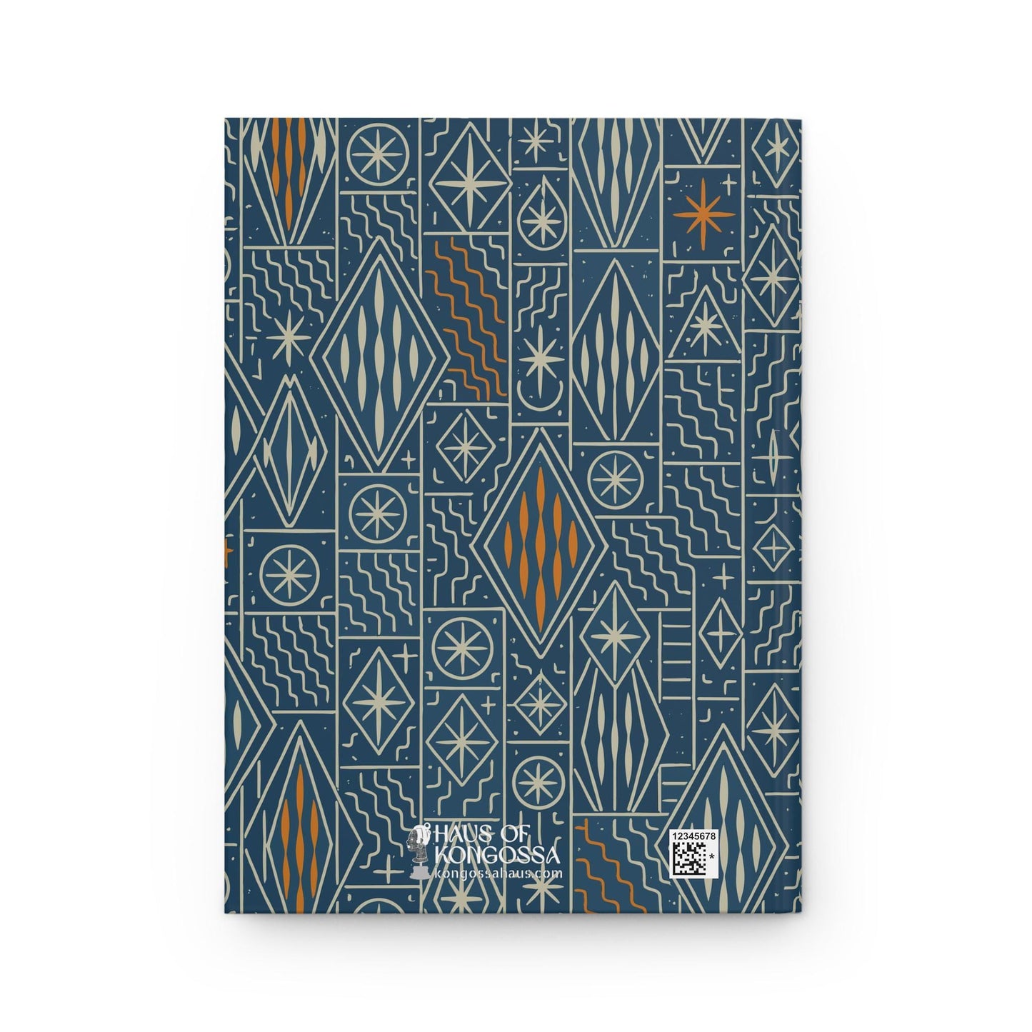 Personalized Ndop Pattern Hardcover Journal Matte Journal, Gift for Him or Her