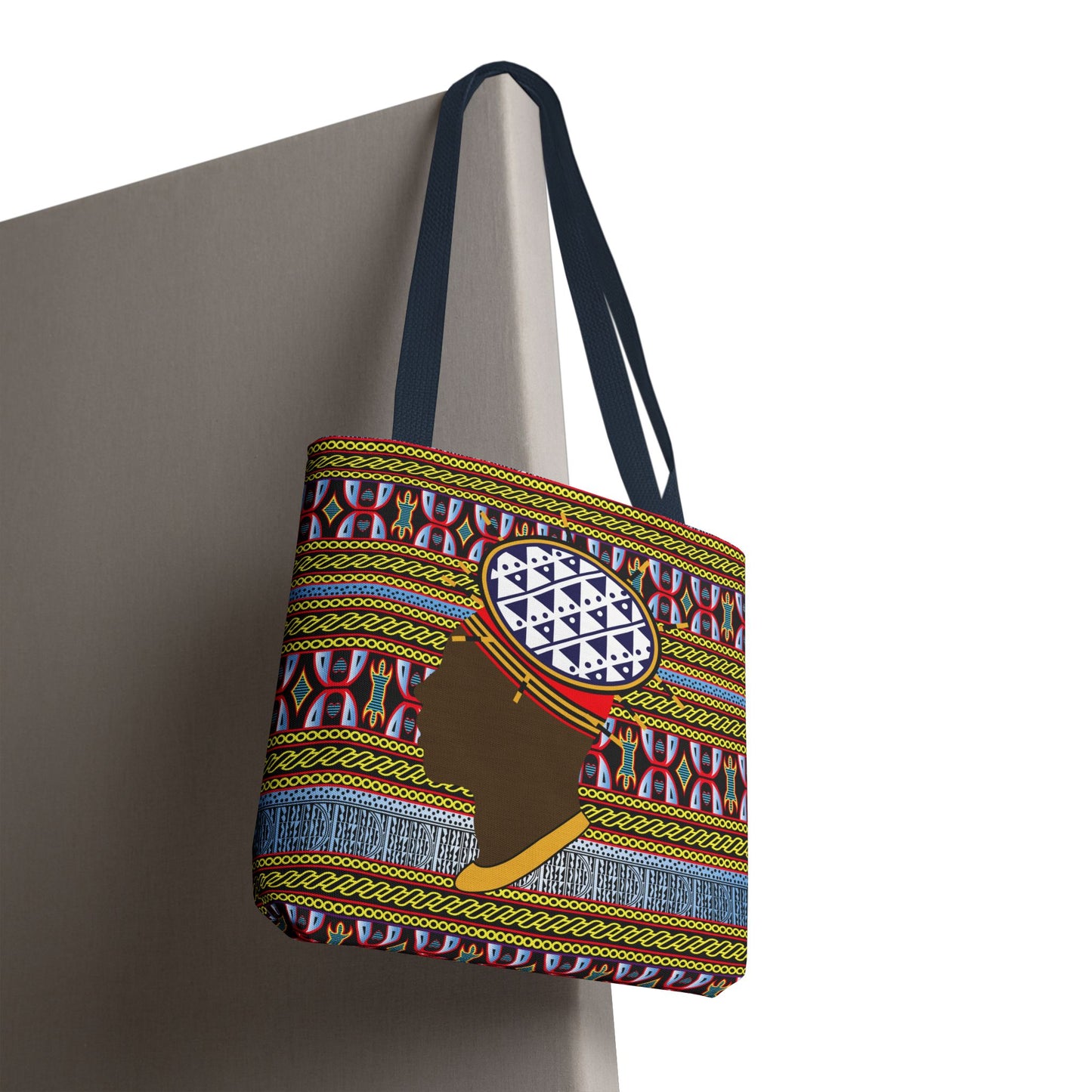 Cameroon Ndop Man Canvas Tote Bag