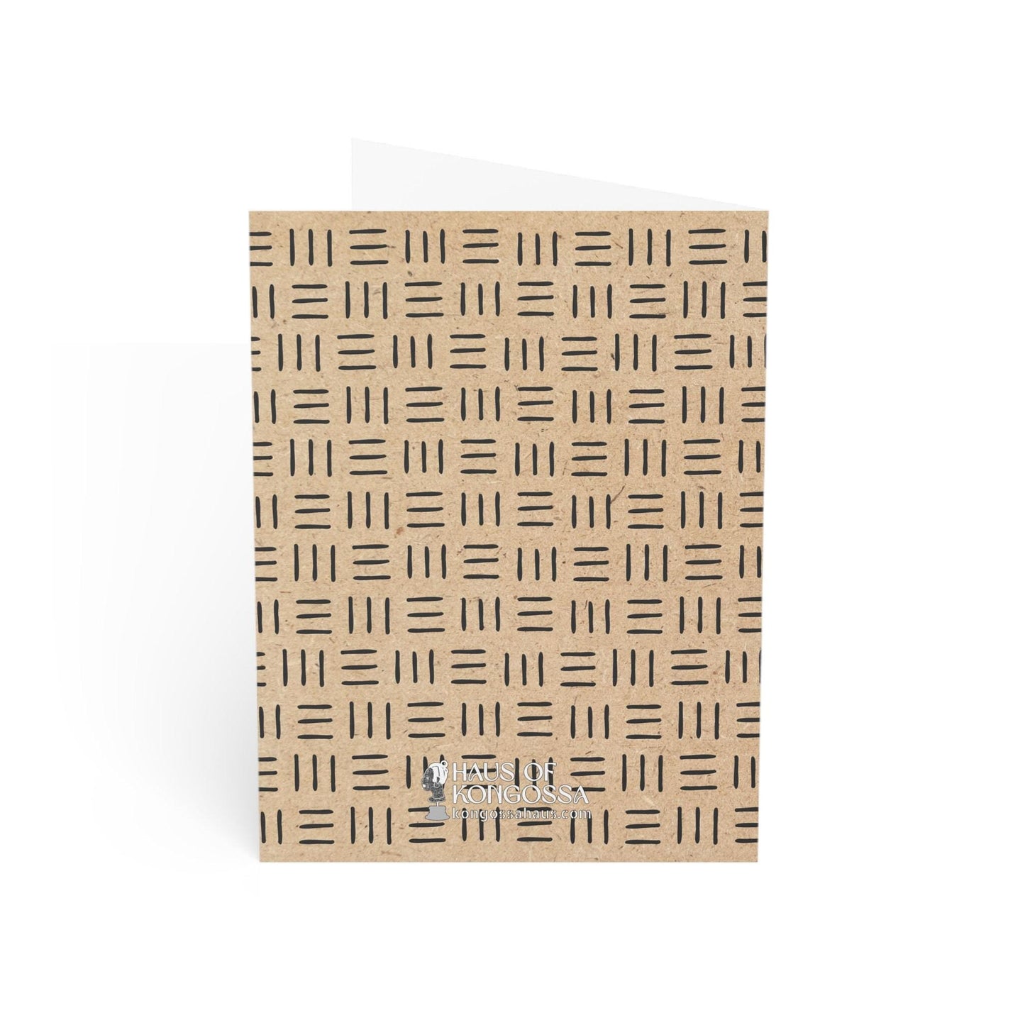 Lady Blue African Greeting Cards (1, 10pcs)