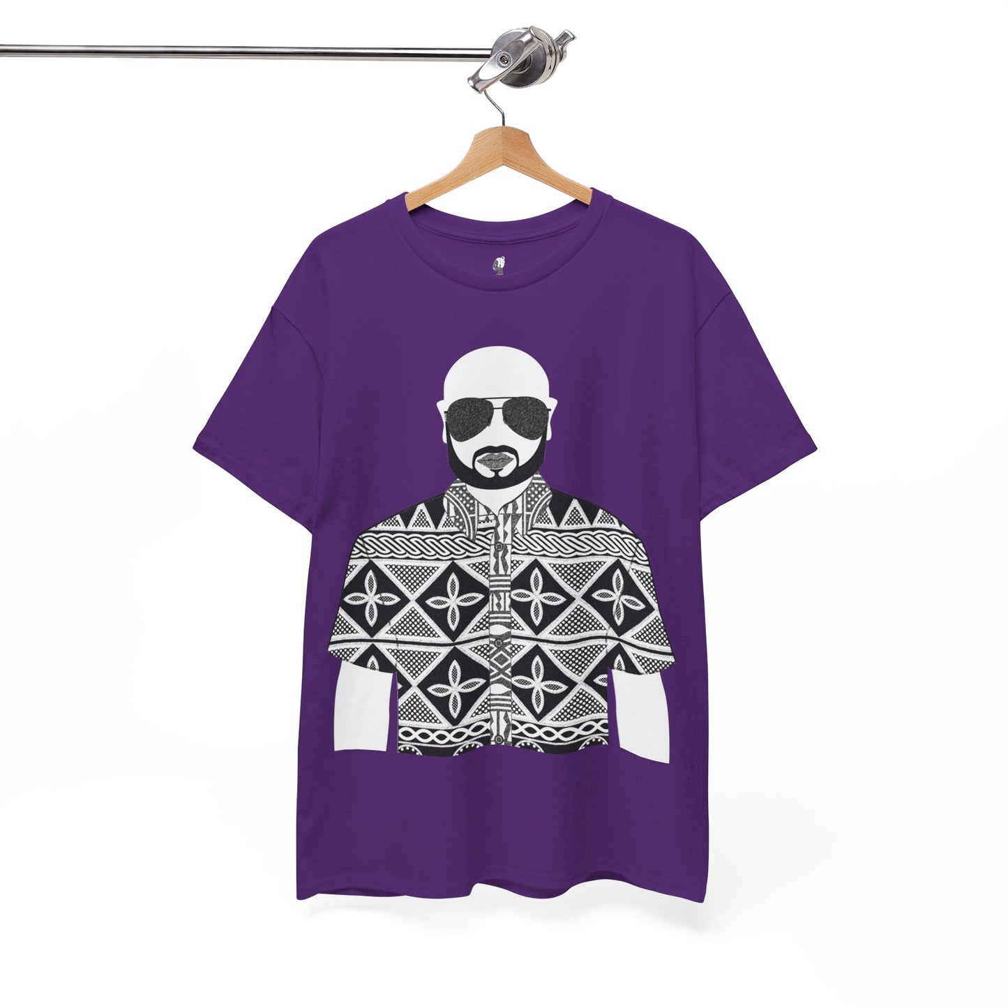 Le Monsieur(BW) in Toghu Unisex Heavy Cotton Tee