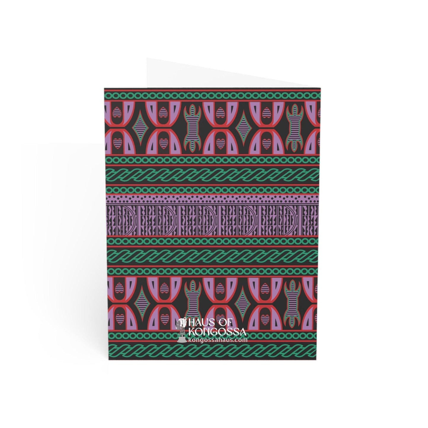 Purple Toghu African Greeting Cards (1, 10pcs)