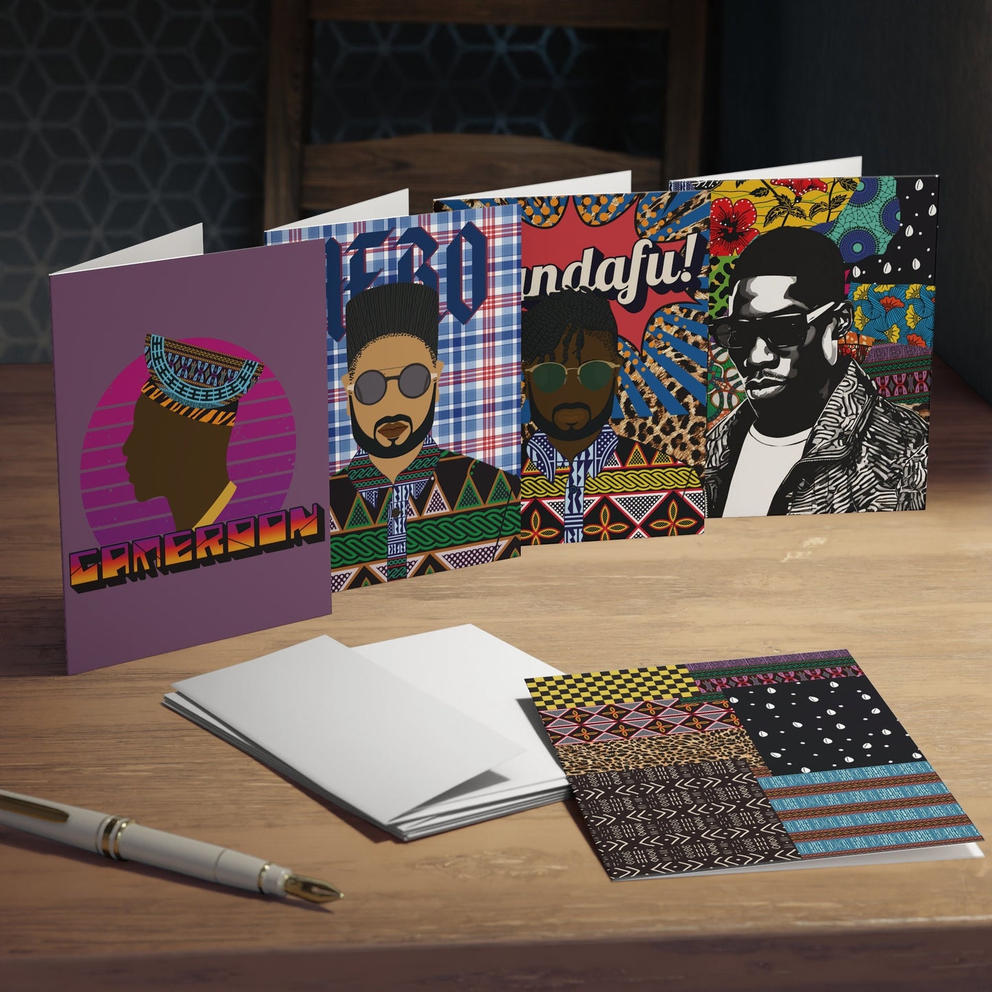 Dem Boyz Greeting Cards - 5-Pack with Multiple Designs