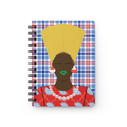 Nef in Red Art Journal: Glossy Laminated Spiral Journal