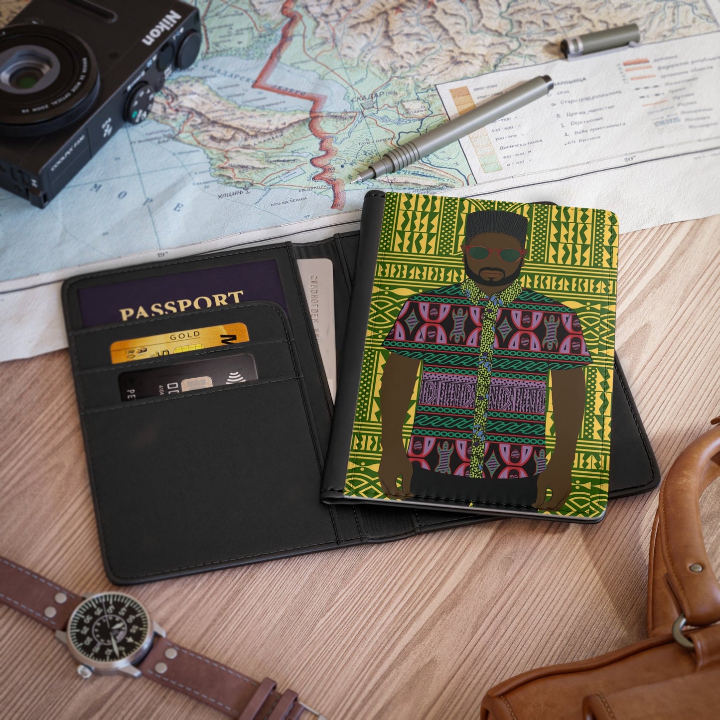 Phillipe - Yellow Ndop - Passport Cover