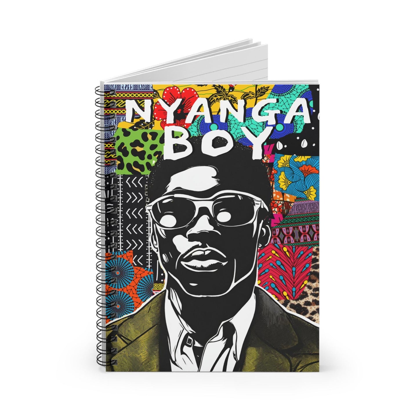 Nyanga Boy Spiral Notebook: African Inspired Stationery Gift