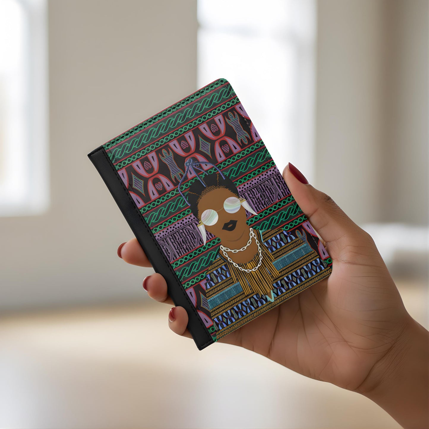 Manyi - Purple Toghu Passport Cover