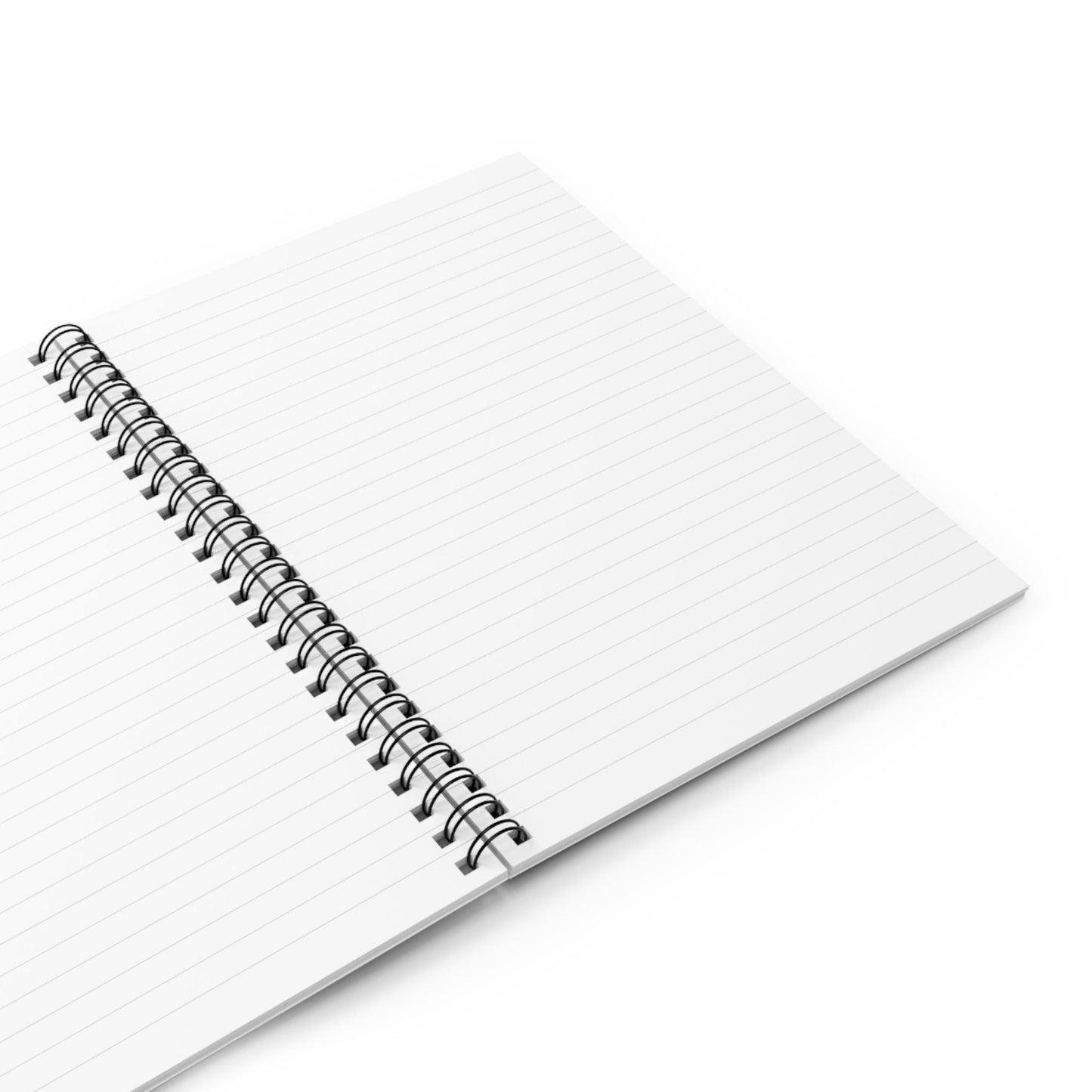 Manyi - Purple Toghu Spiral Notebook, Front Cover Print - Ruled Lines