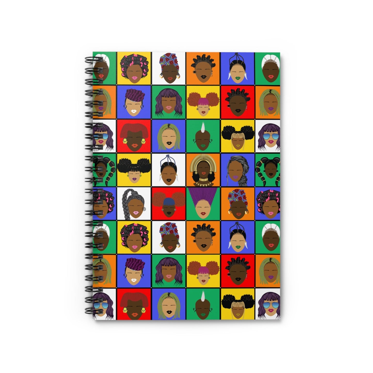 Rubikas Spiral Notebook, Front Cover Print - Ruled Lines