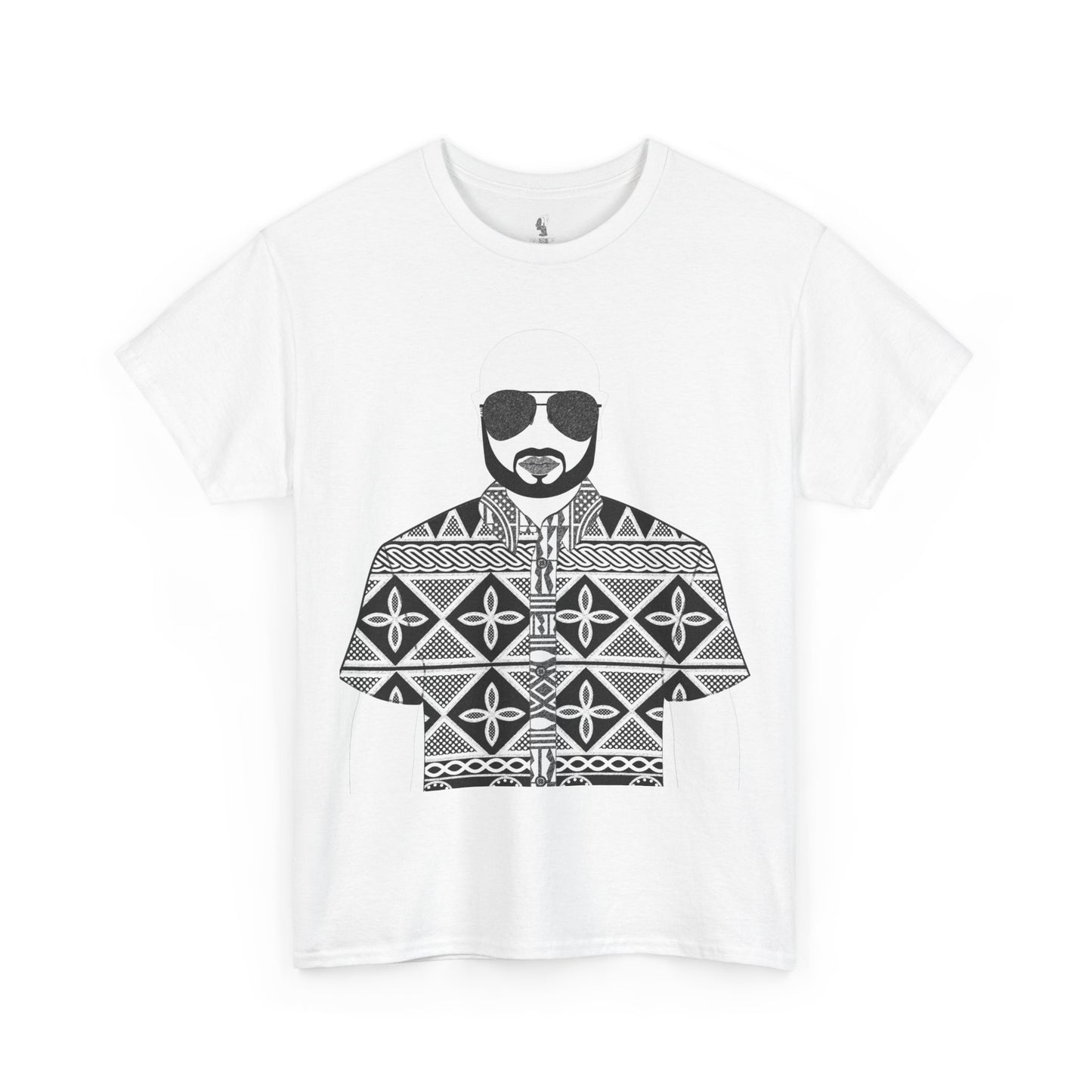Le Monsieur(BW) in Toghu Unisex Heavy Cotton Tee