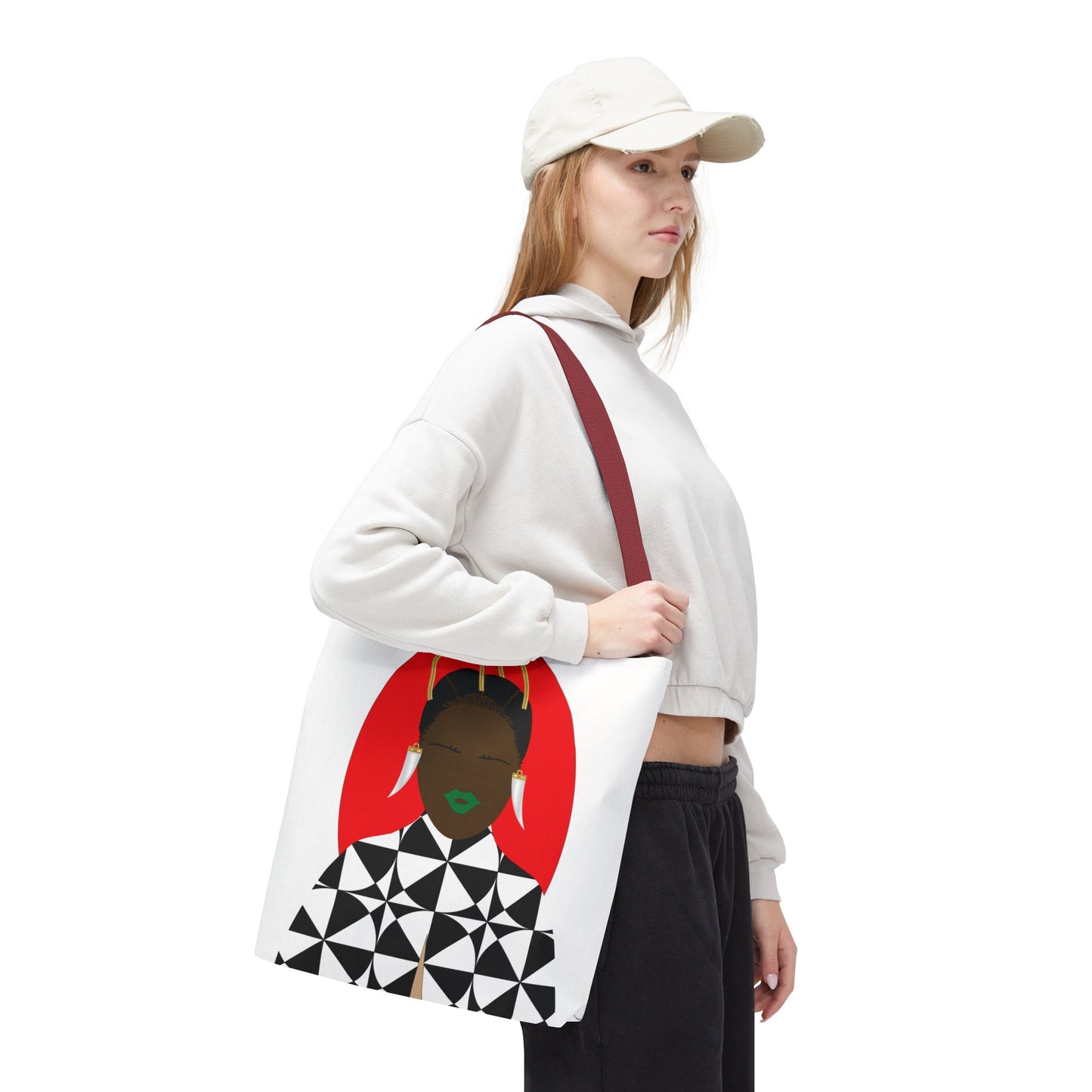 Sunny Babe Canvas Tote bag with Cotton Handles