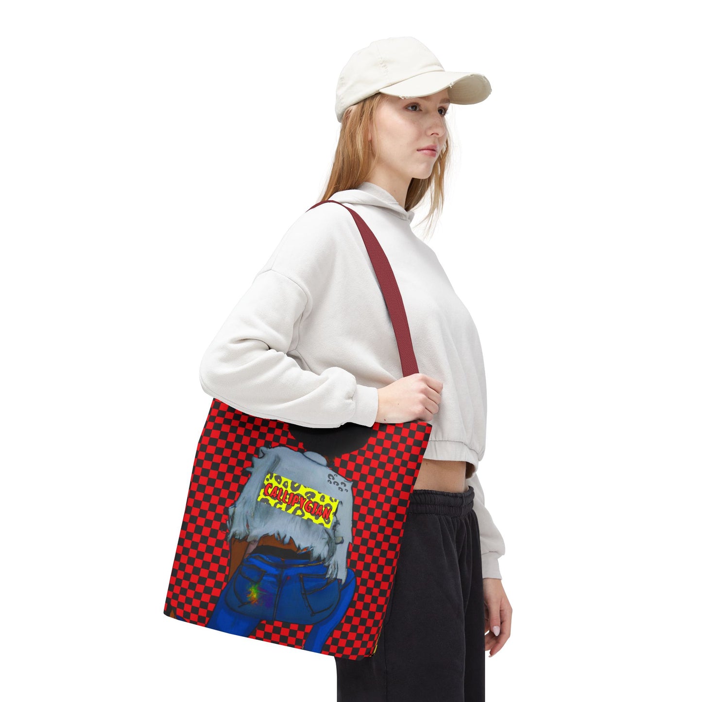 Callipygian Girl and Don't Touch my Hair Two-Sided Tote Bag (AOP)