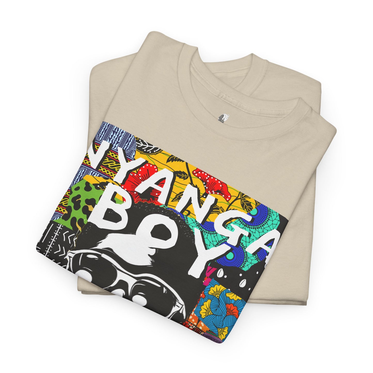 Nyanga Boy Unisex T-Shirt for African Art Lovers, Afrocentric Clothing, African Heritage Top, Tee for Men and Women - Front Design