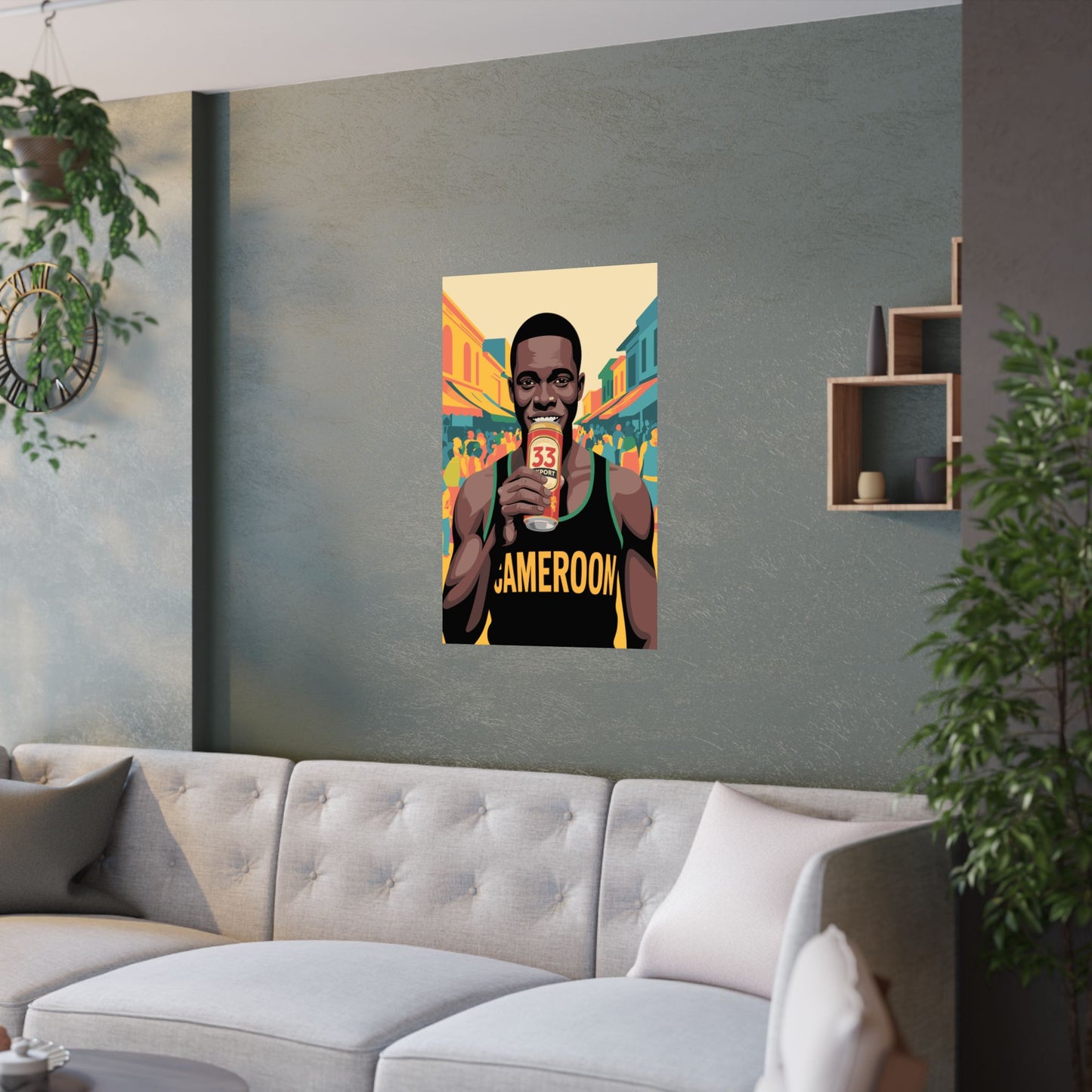 Beer Lover Satin Poster, Kitchen Wall Art,