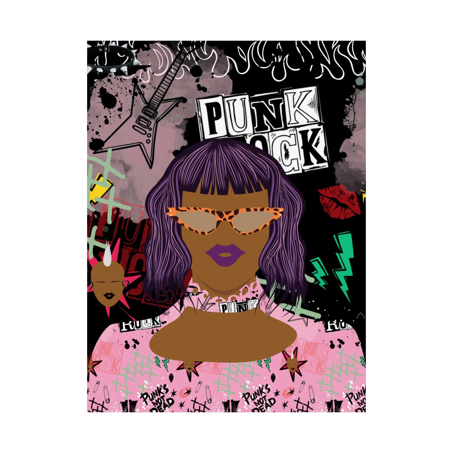 Anum in Punk Premium Matte Vertical Posters