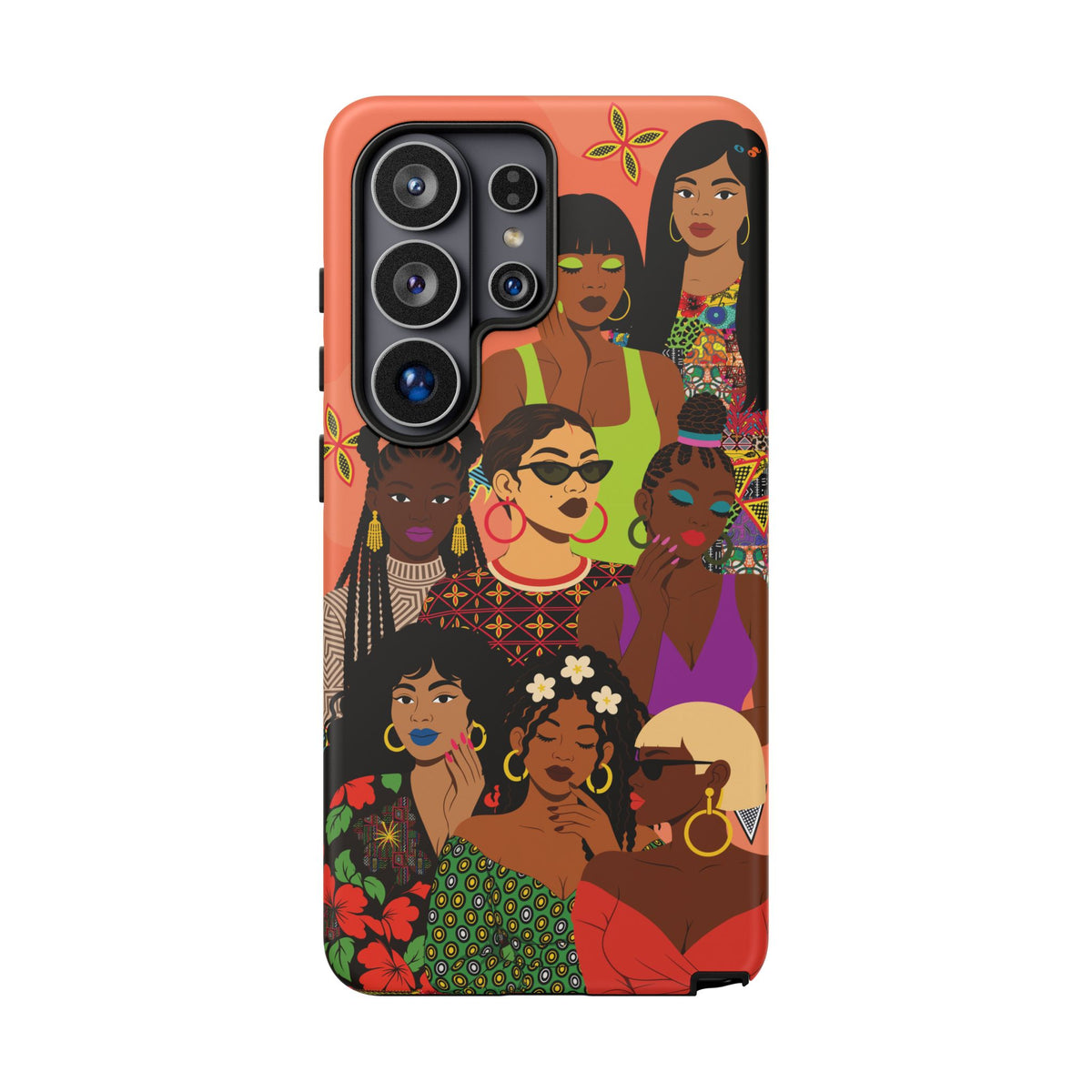 Black Girl Magic Collage Phone Case, African Art Design, Stylish Protective Cover for Samsung and iPhone, Unique Accessory, Gift Idea