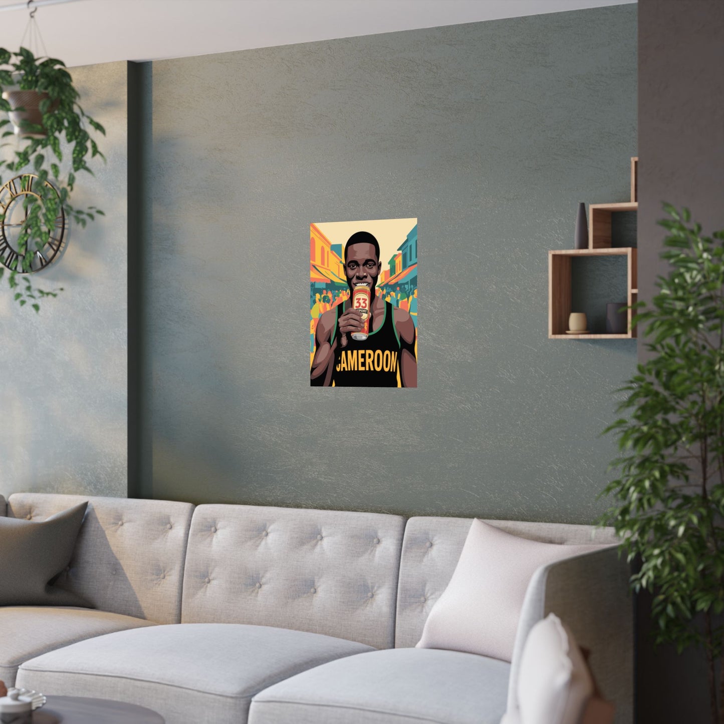 Beer Lover Satin Poster, Kitchen Wall Art,