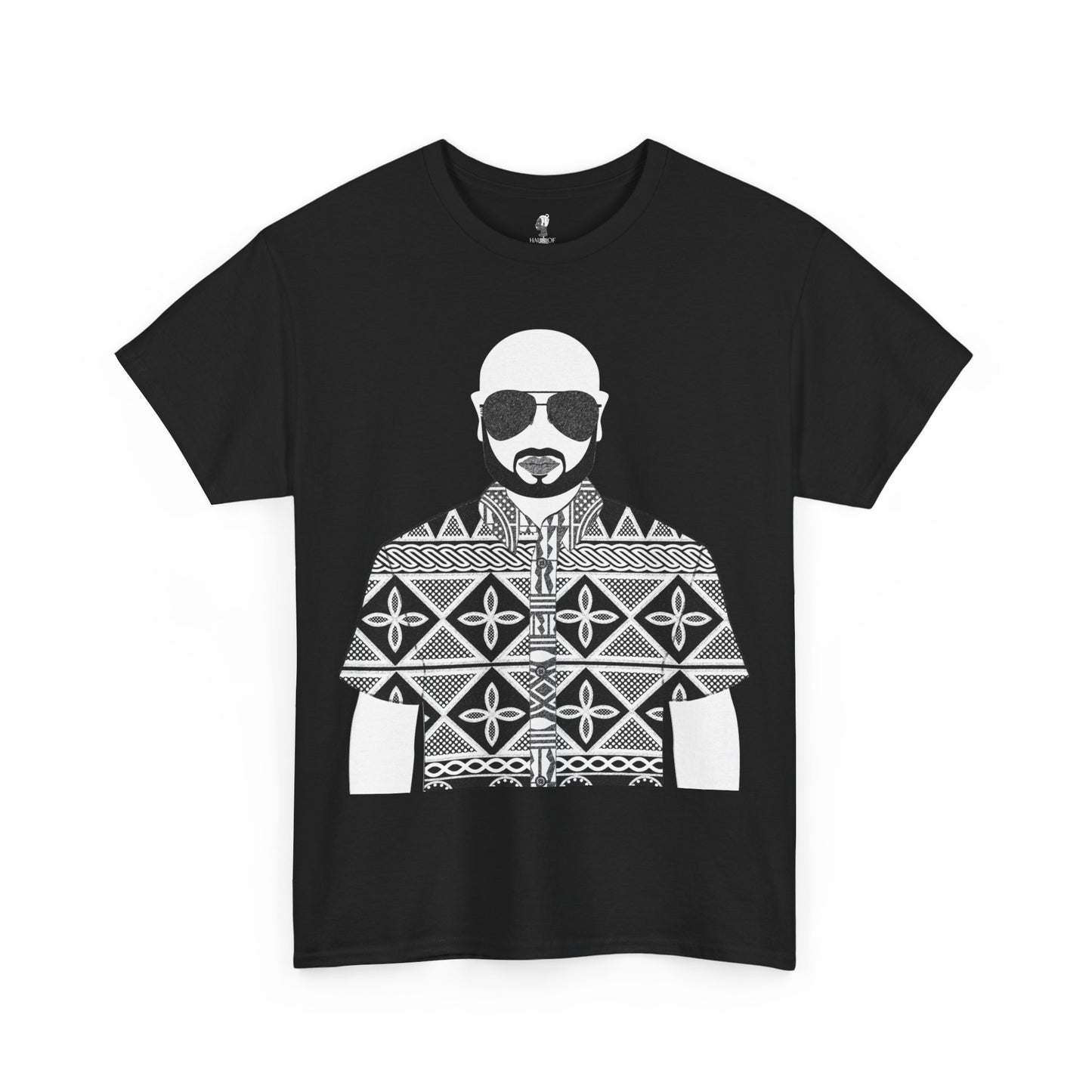 Le Monsieur(BW) in Toghu Unisex Heavy Cotton Tee