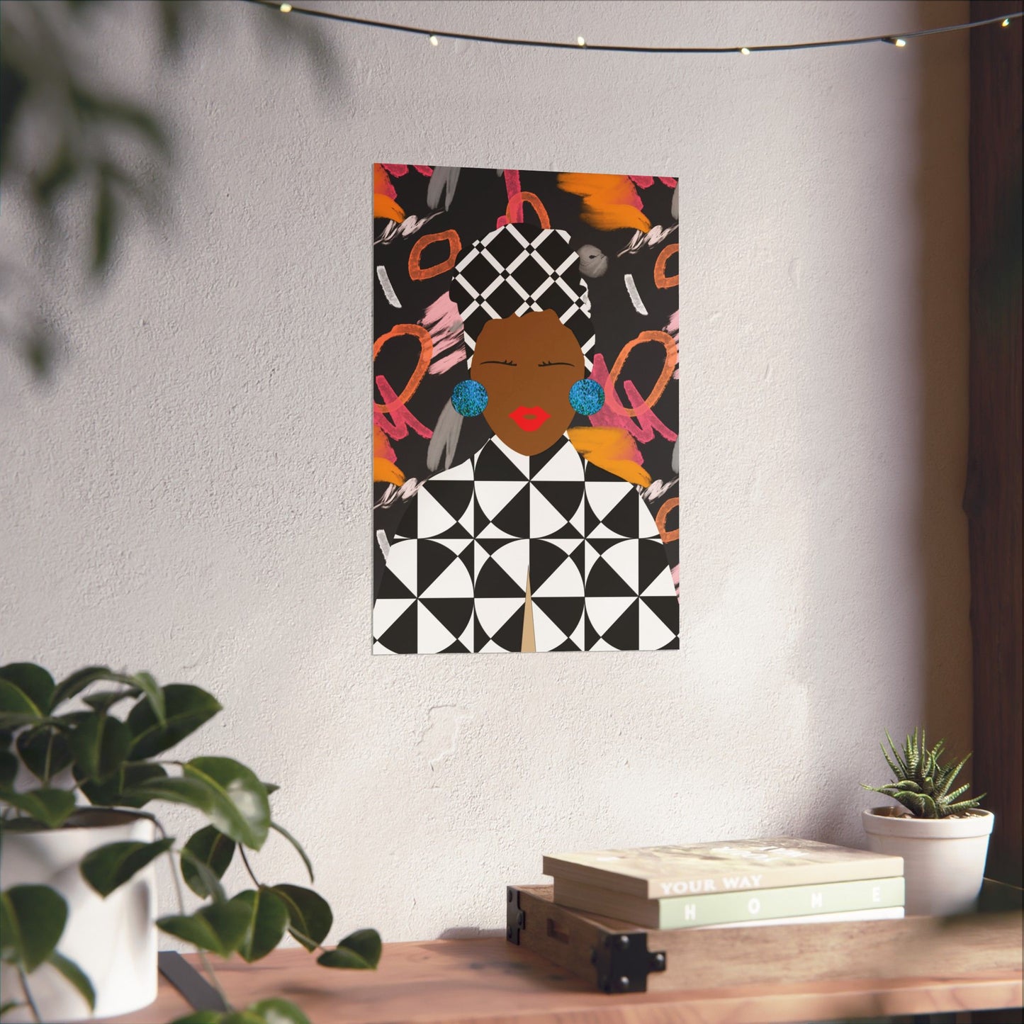 Geo on Art Premium Matte Vertical Posters