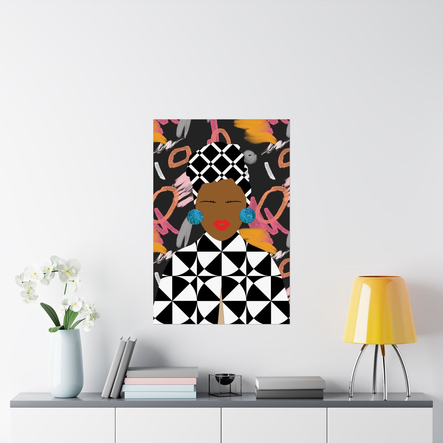 Geo on Art Premium Matte Vertical Posters