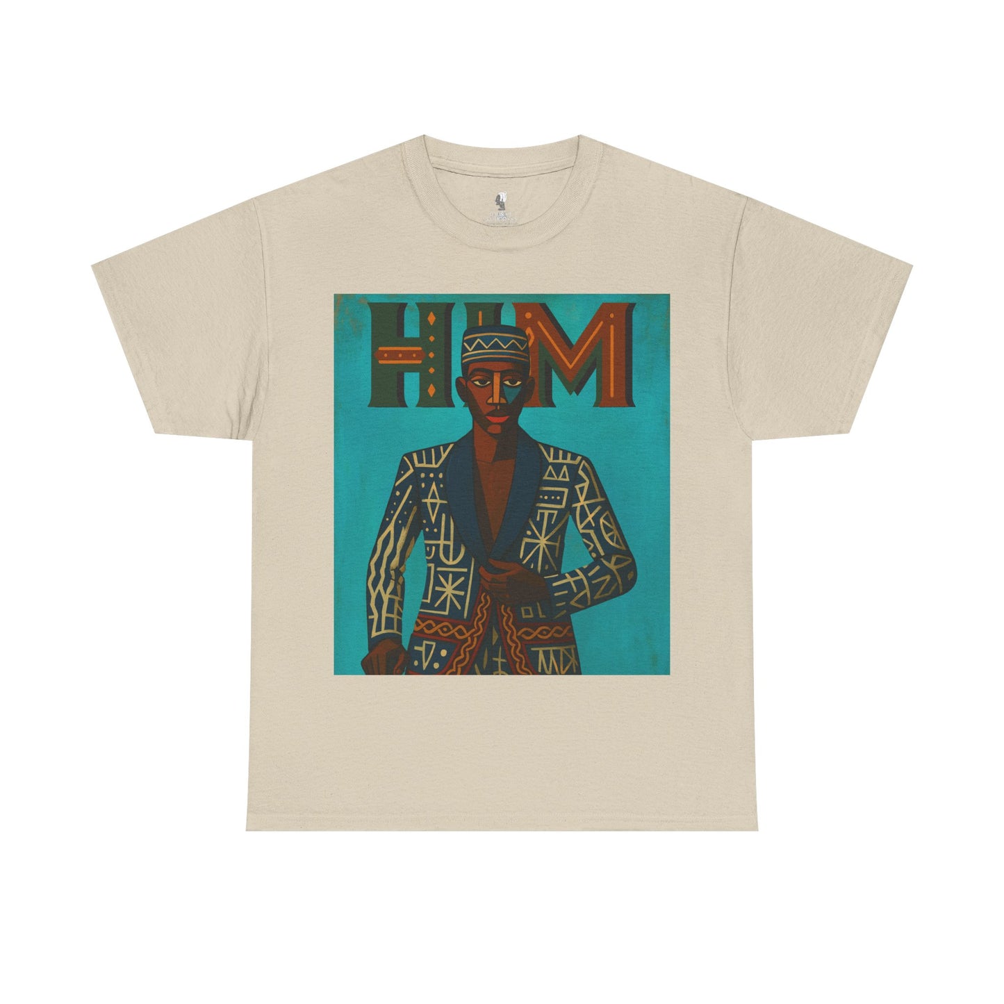 I am HIM Father's Day T-Shirt for African Art Lovers, Afrocentric Clothing, African Heritage Top