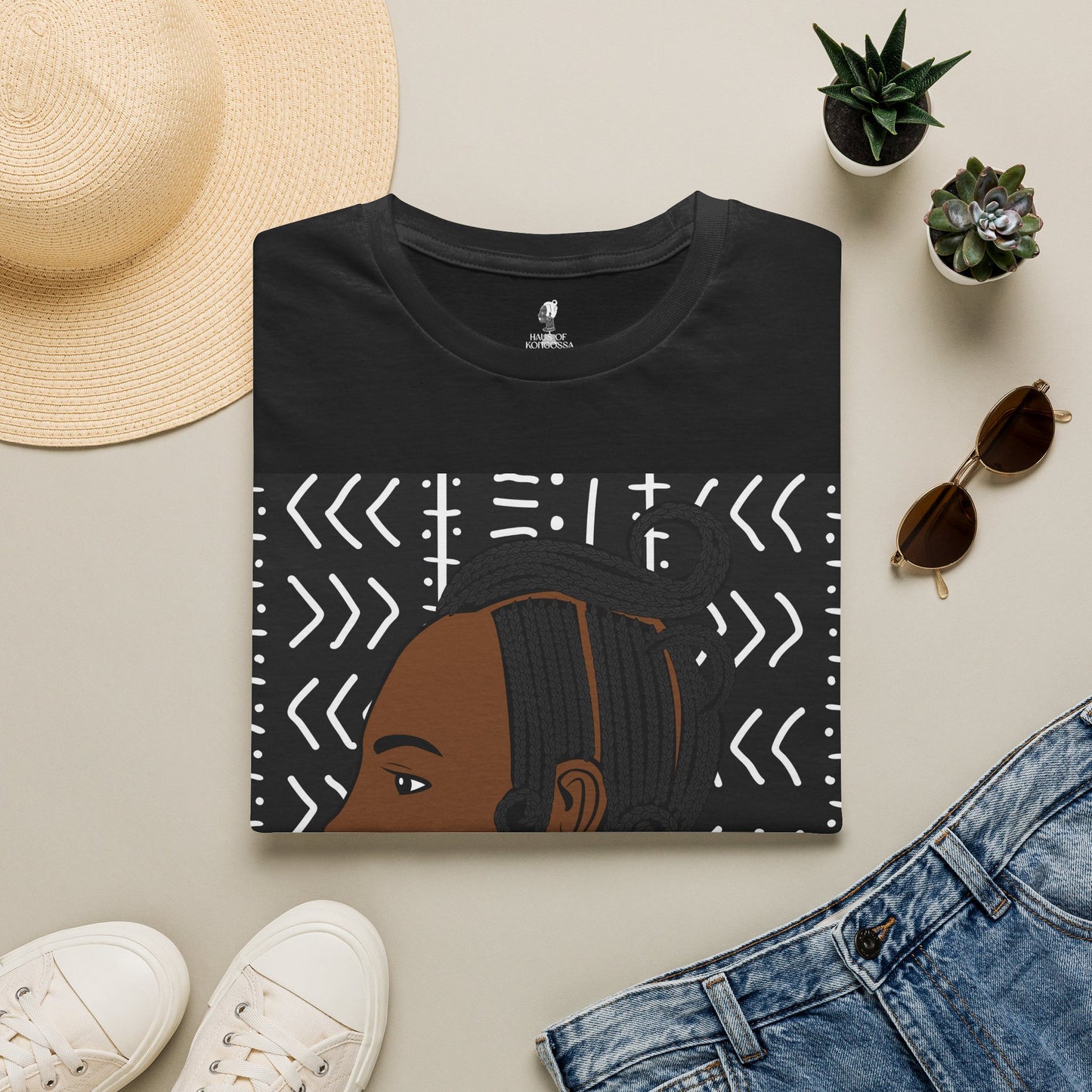 Lady Kongossa on BW Ndop Unisex Softstyle T-Shirt