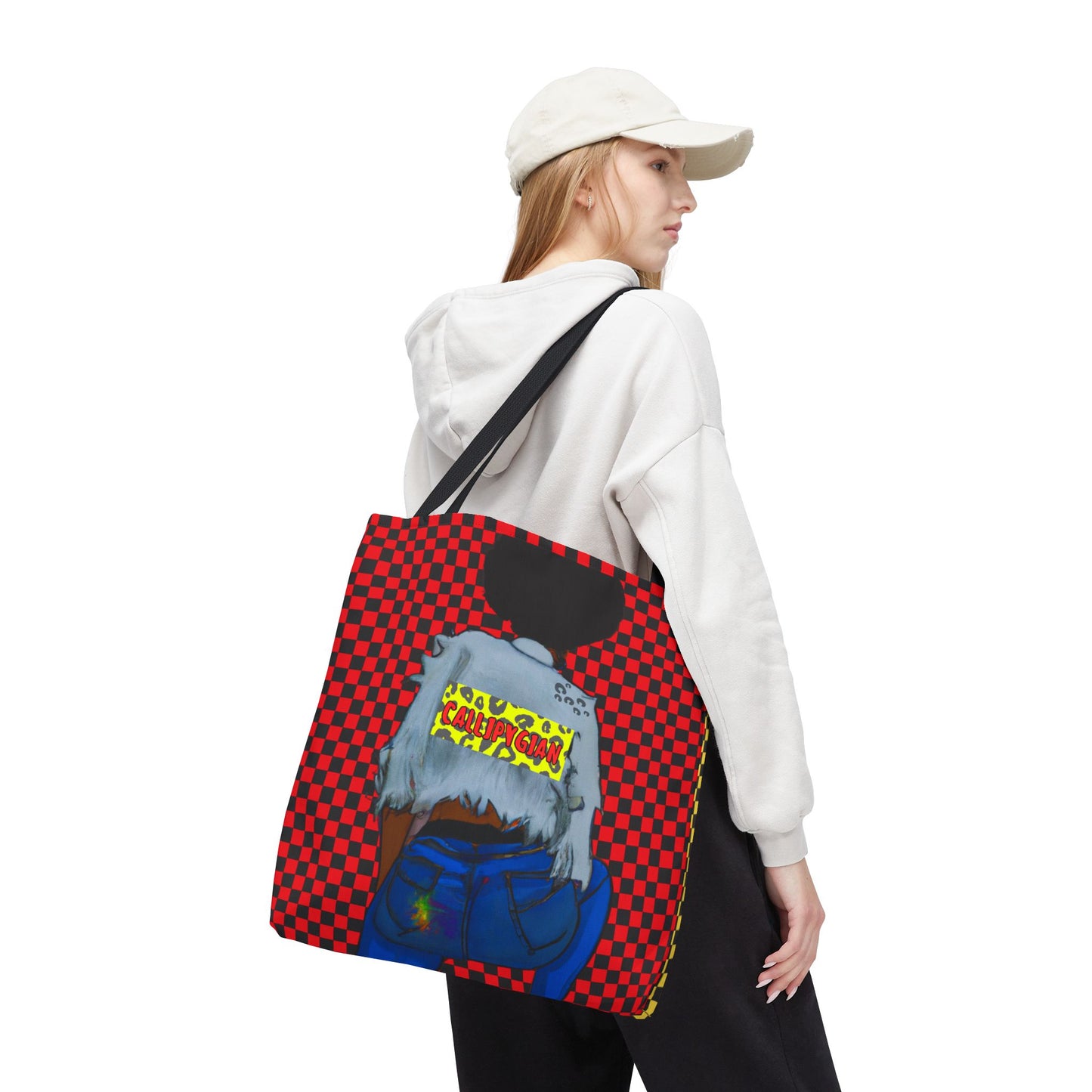 Callipygian Girl and Don't Touch my Hair Two-Sided Tote Bag (AOP)