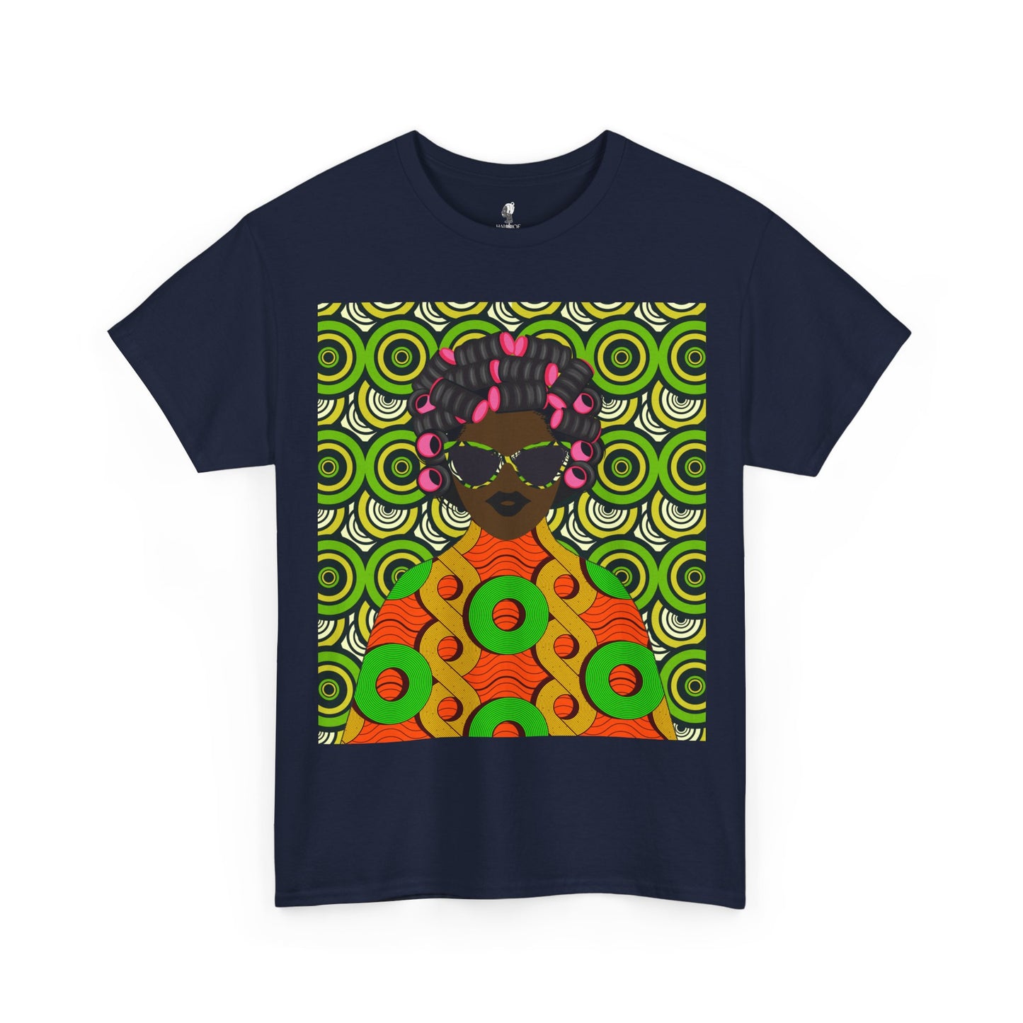 Chantal Circles Unisex T-Shirt for African Art Lovers, Afrocentric Clothing, African Heritage Top, Tee for Men and Women