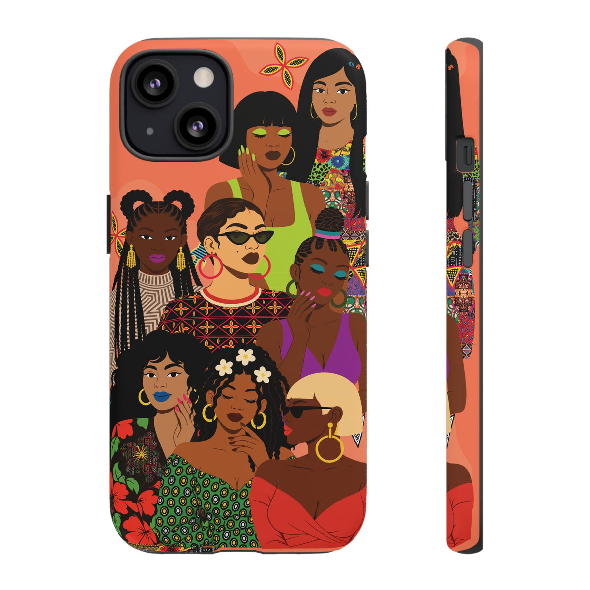 Black Girl Magic Collage Phone Case, African Art Design, Stylish Protective Cover for Samsung and iPhone, Unique Accessory, Gift Idea