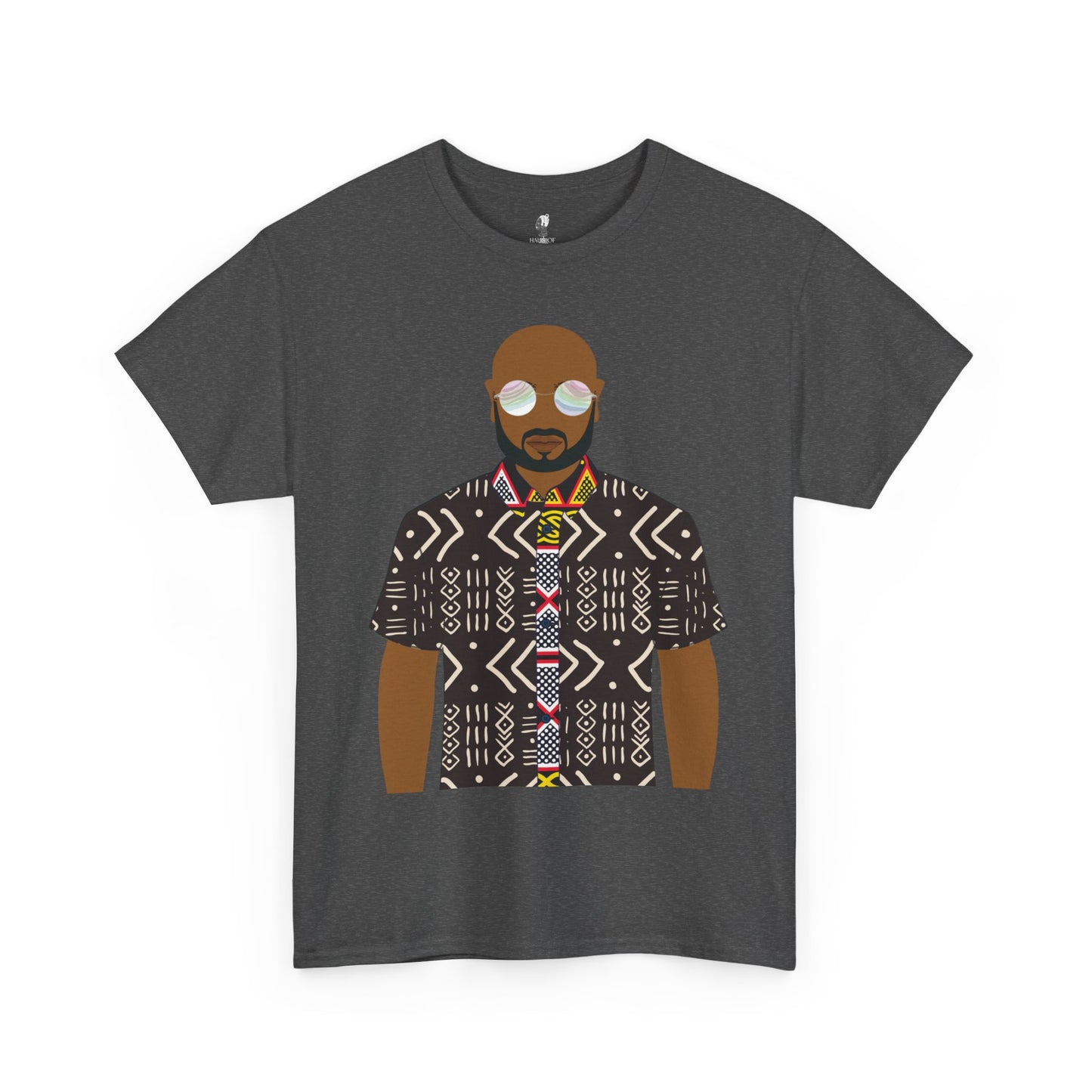 Le Monsieur Mudcloth Unisex Heavy Cotton Tee