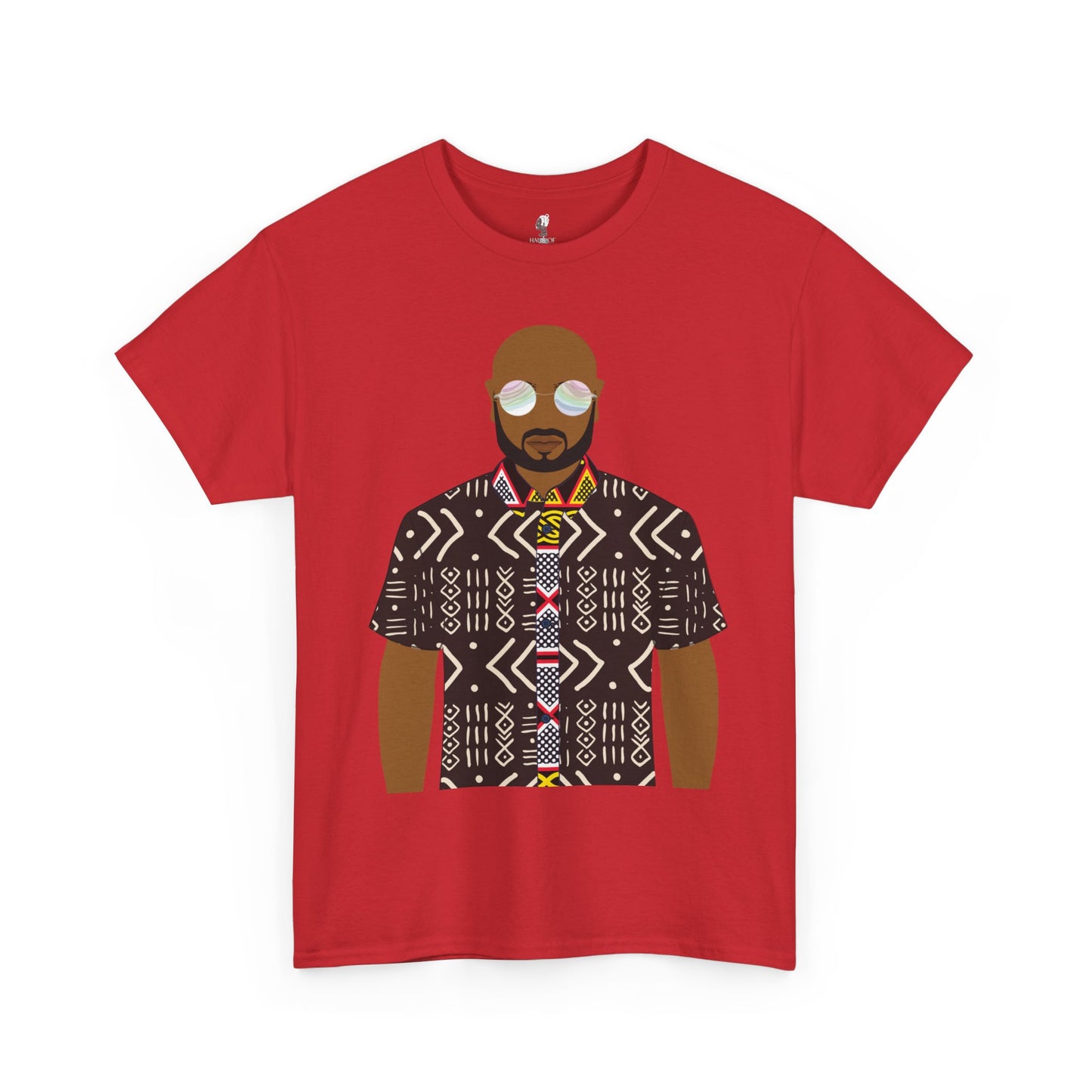 Le Monsieur Mudcloth Unisex Heavy Cotton Tee