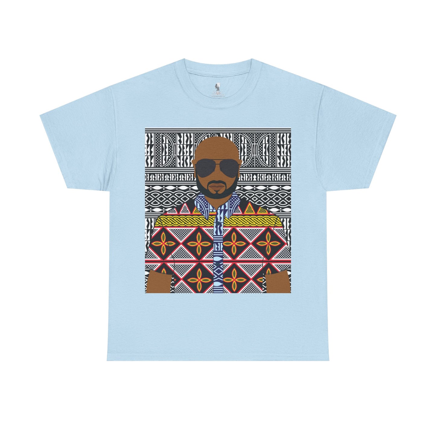 Le Monsieur Yellow Toghu on BW Ndop Unisex Heavy Cotton Tee