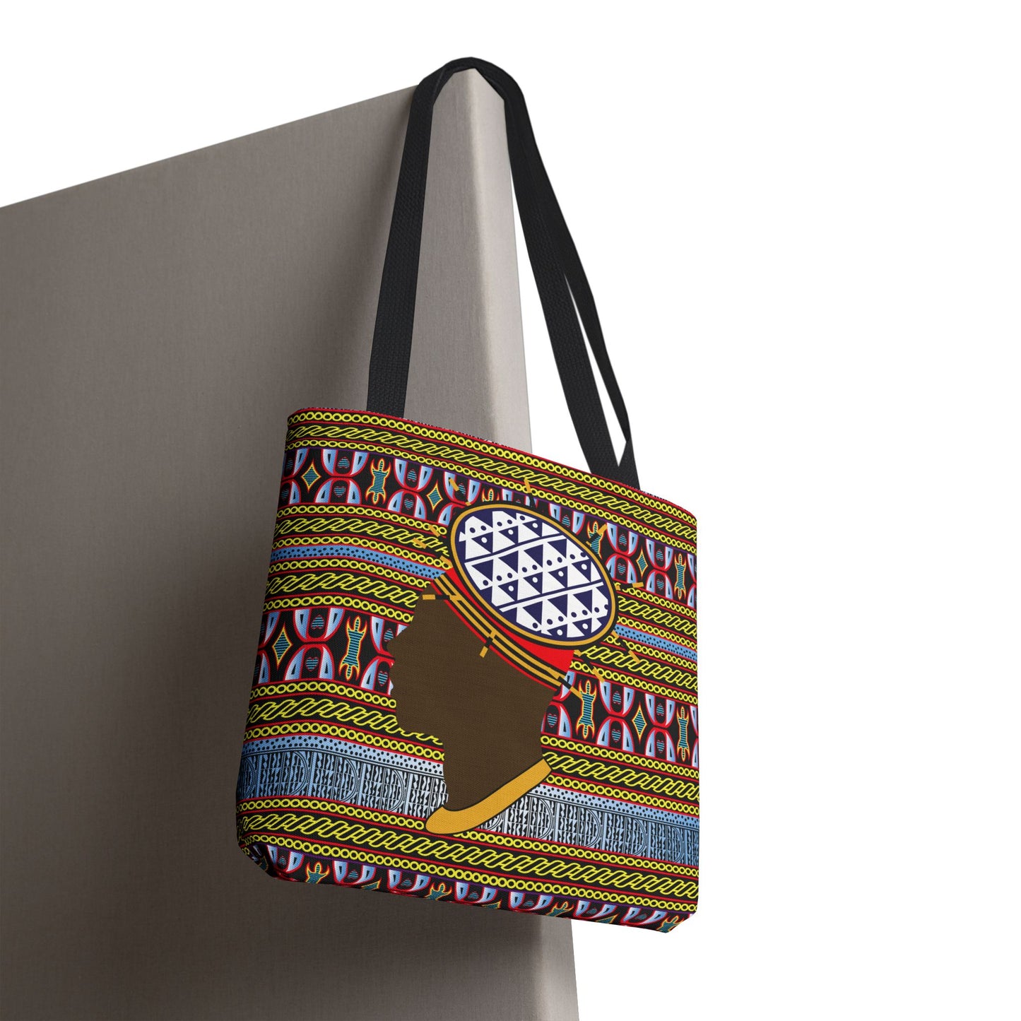 Cameroon Ndop Man Canvas Tote Bag