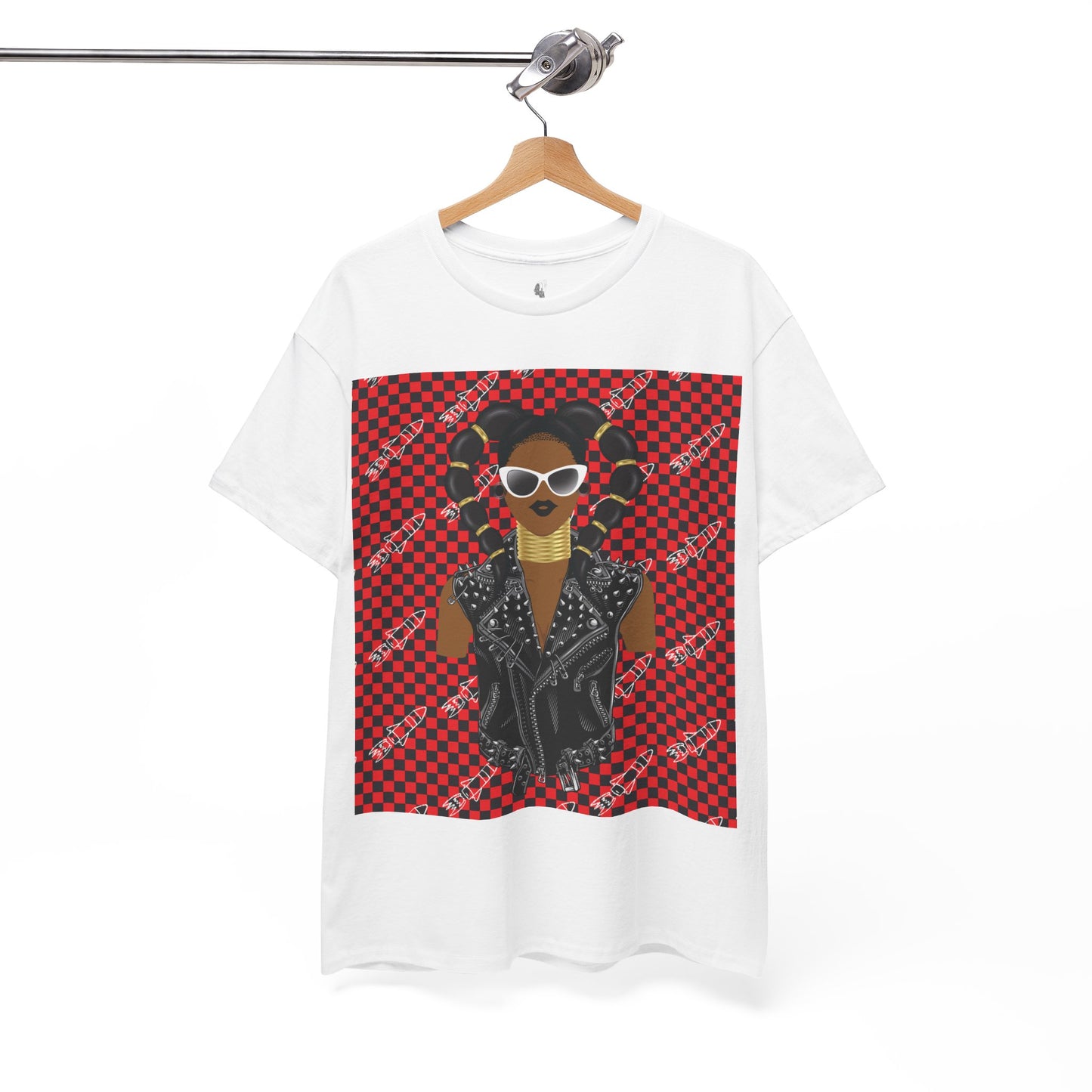 Horn Lady Rockette Unisex Heavy Cotton Tee