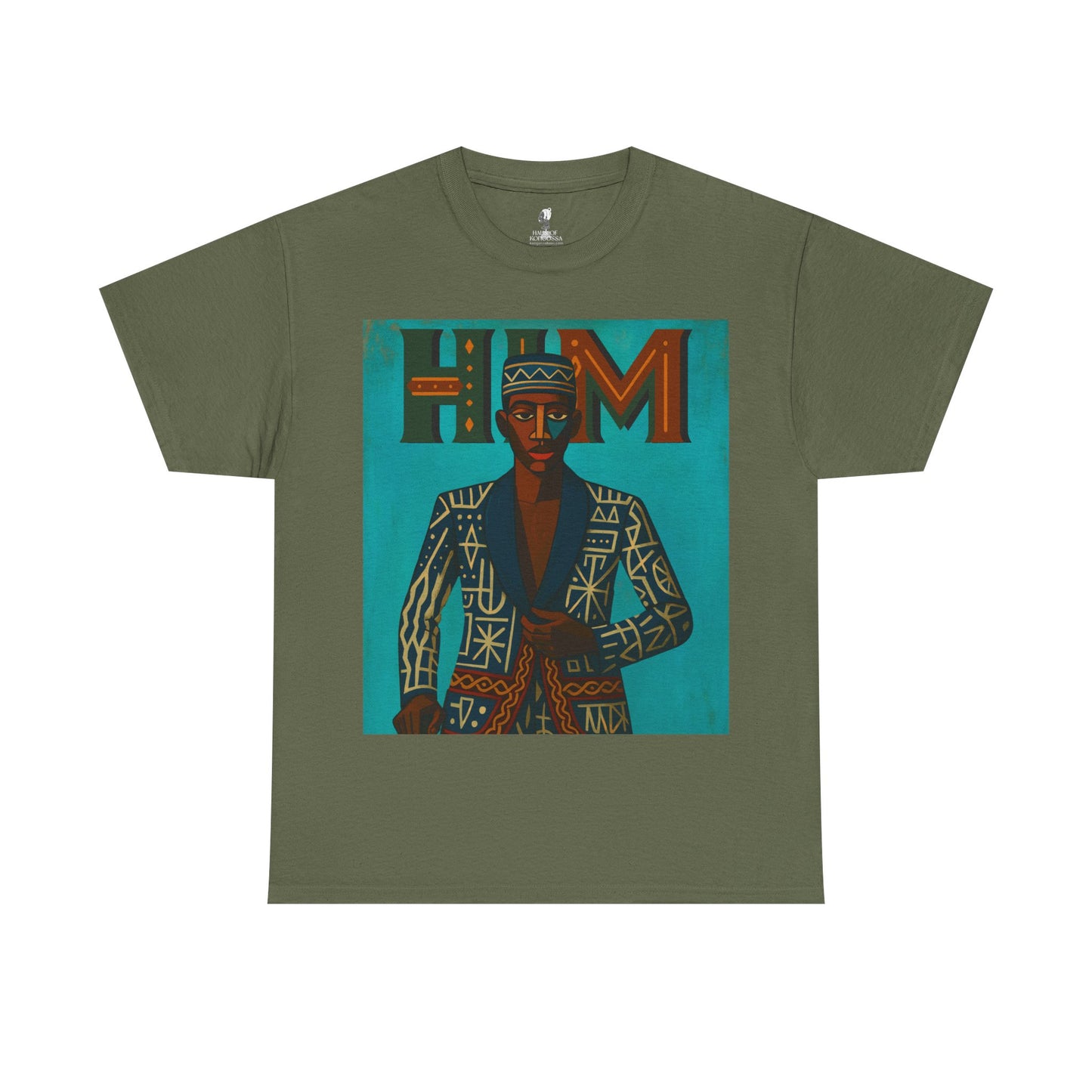 I am HIM Father's Day T-Shirt for African Art Lovers, Afrocentric Clothing, African Heritage Top