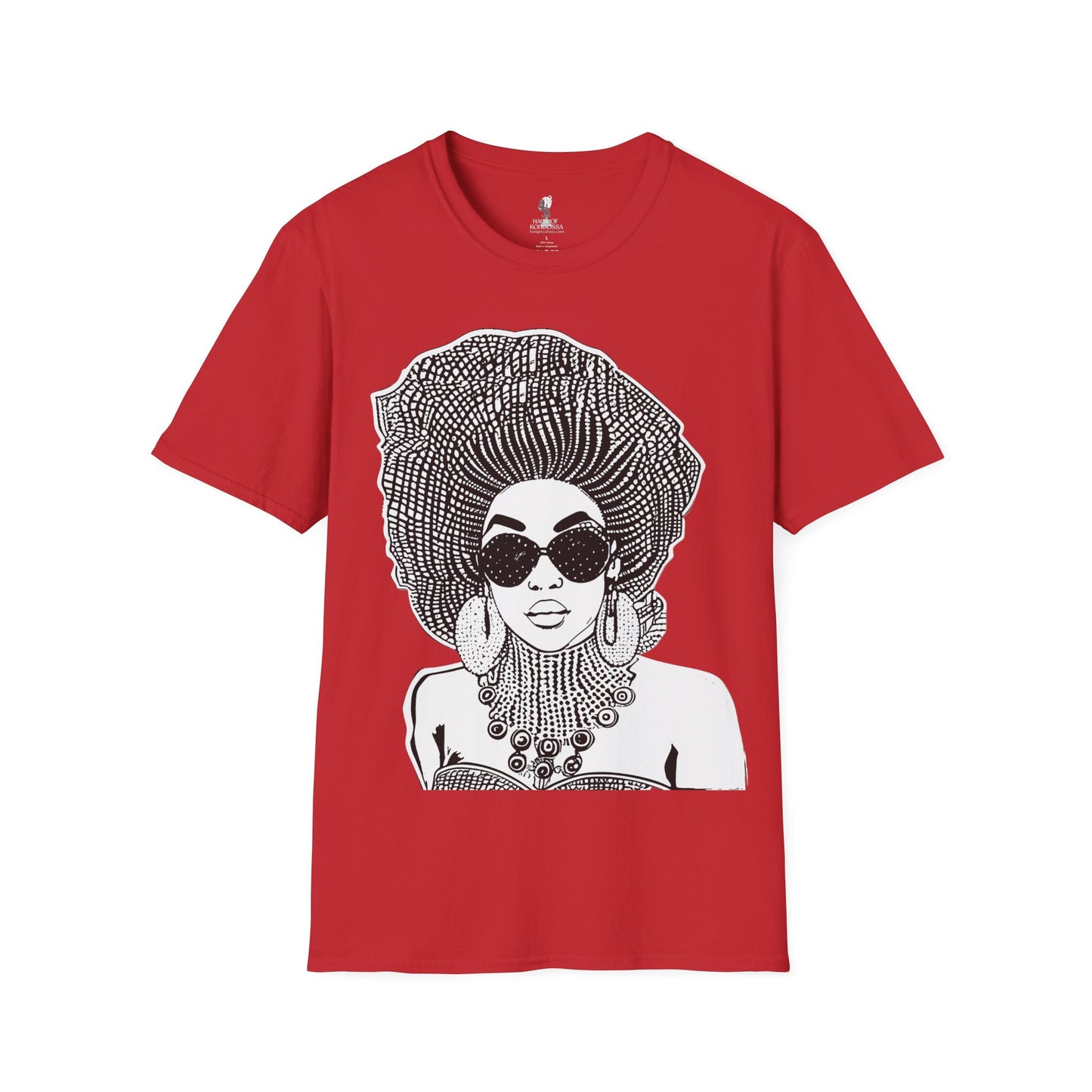Madame Headtie(BW) -  Unisex Softstyle T-shirt