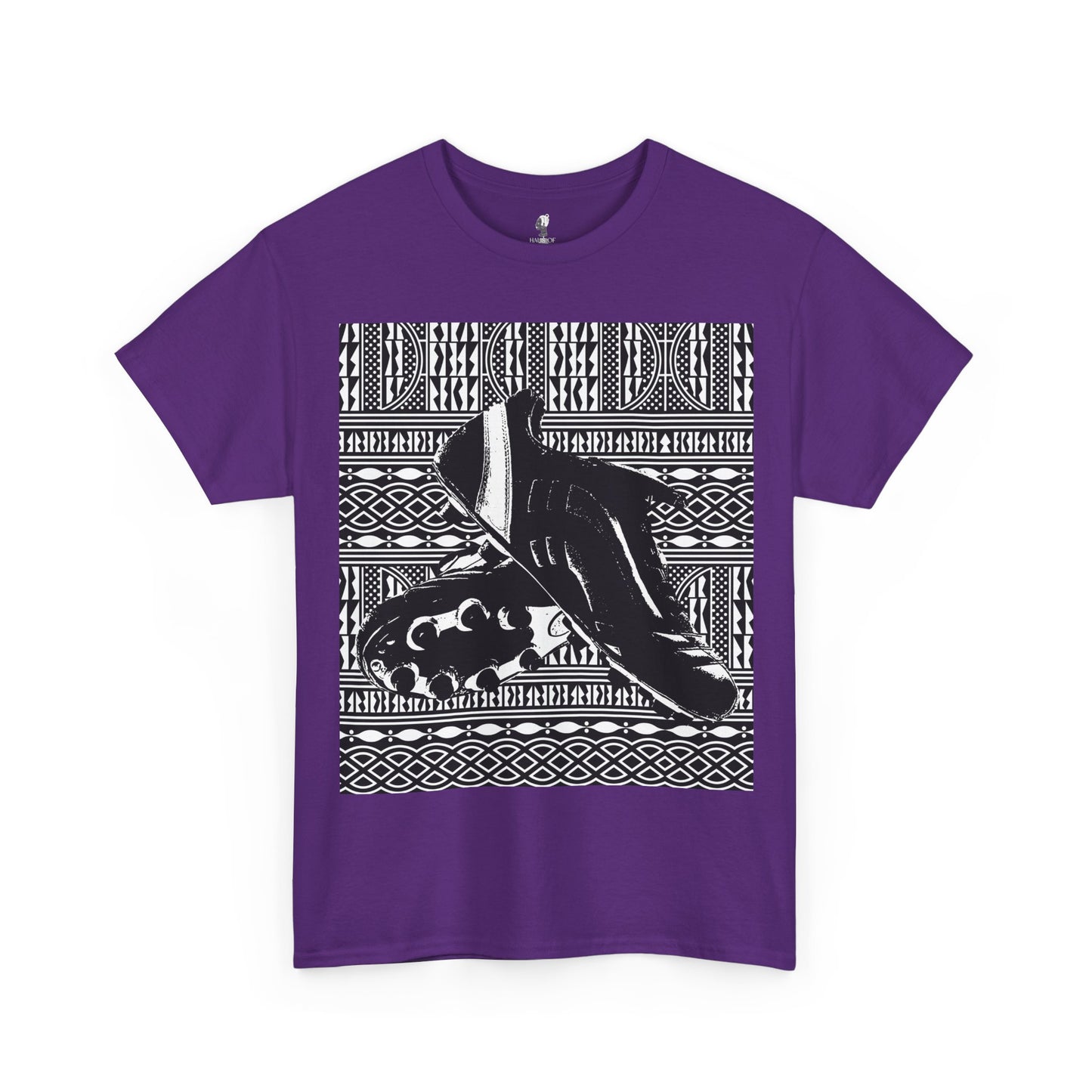 GOAL!! - BW Soccer Shoes on BW Ndop with Back Design Unisex Heavy Cotton Tee