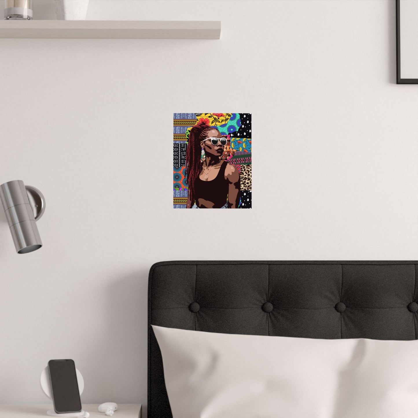 Nyanga Girl Premium Matte Vertical Posters - Unique Wall Art Home Decor Print, African Inspired Room Poster, Tribal Teen Bedroom Artwork