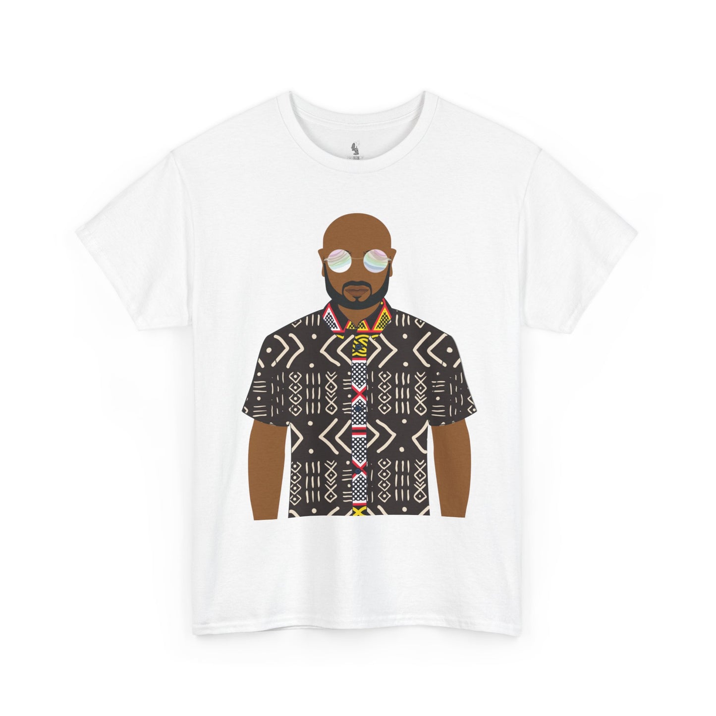 Le Monsieur Mudcloth Unisex Heavy Cotton Tee