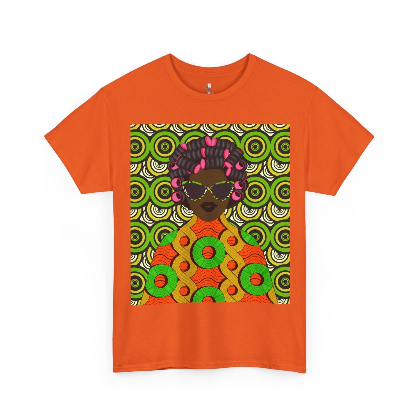 Chantal Circles Unisex T-Shirt for African Art Lovers, Afrocentric Clothing, African Heritage Top, Tee for Men and Women