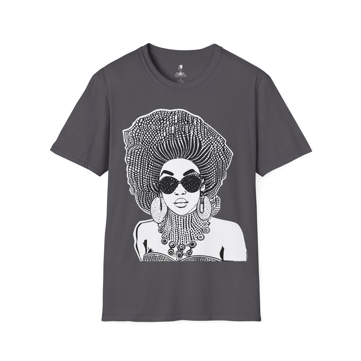 Madame Headtie(BW) -  Unisex Softstyle T-shirt