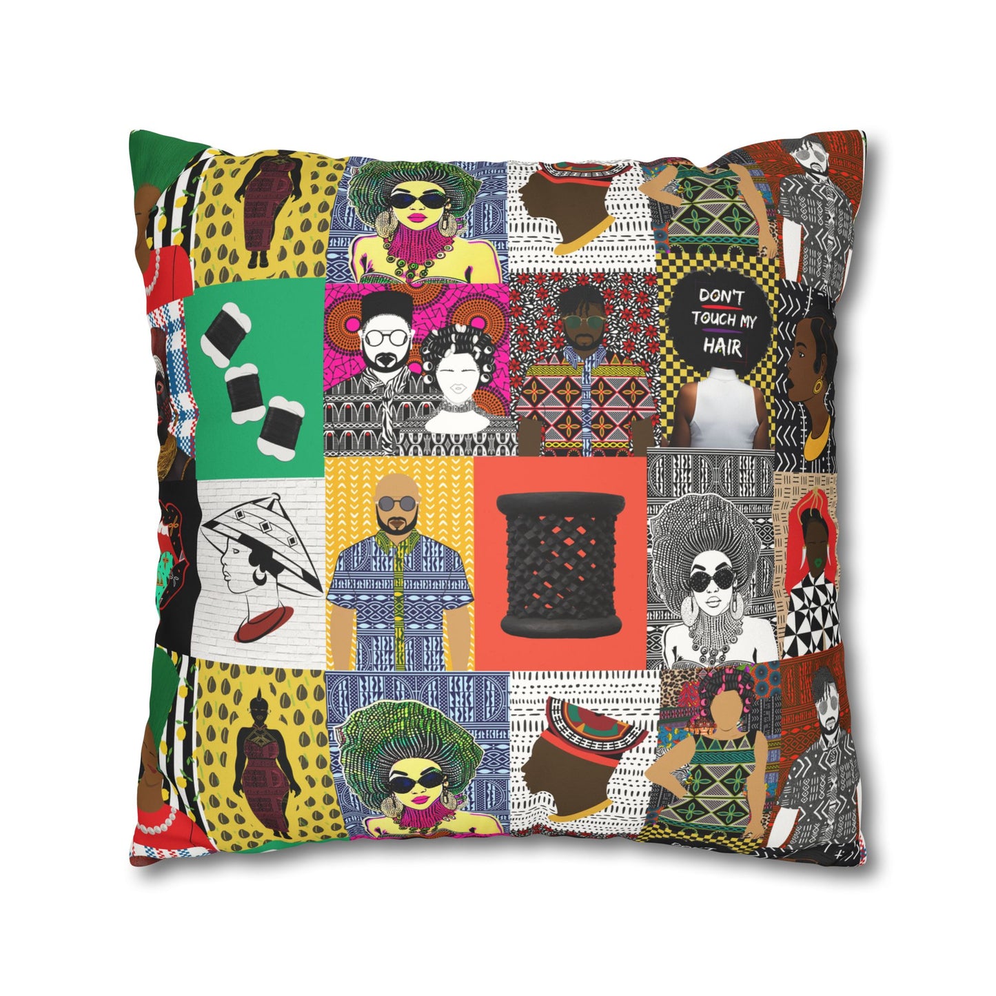 My Pipo Faux Suede Pillow Case, Square Throw Cushion, Boho Home Decor, Living Room Accent, Bedroom or Living room Accessory