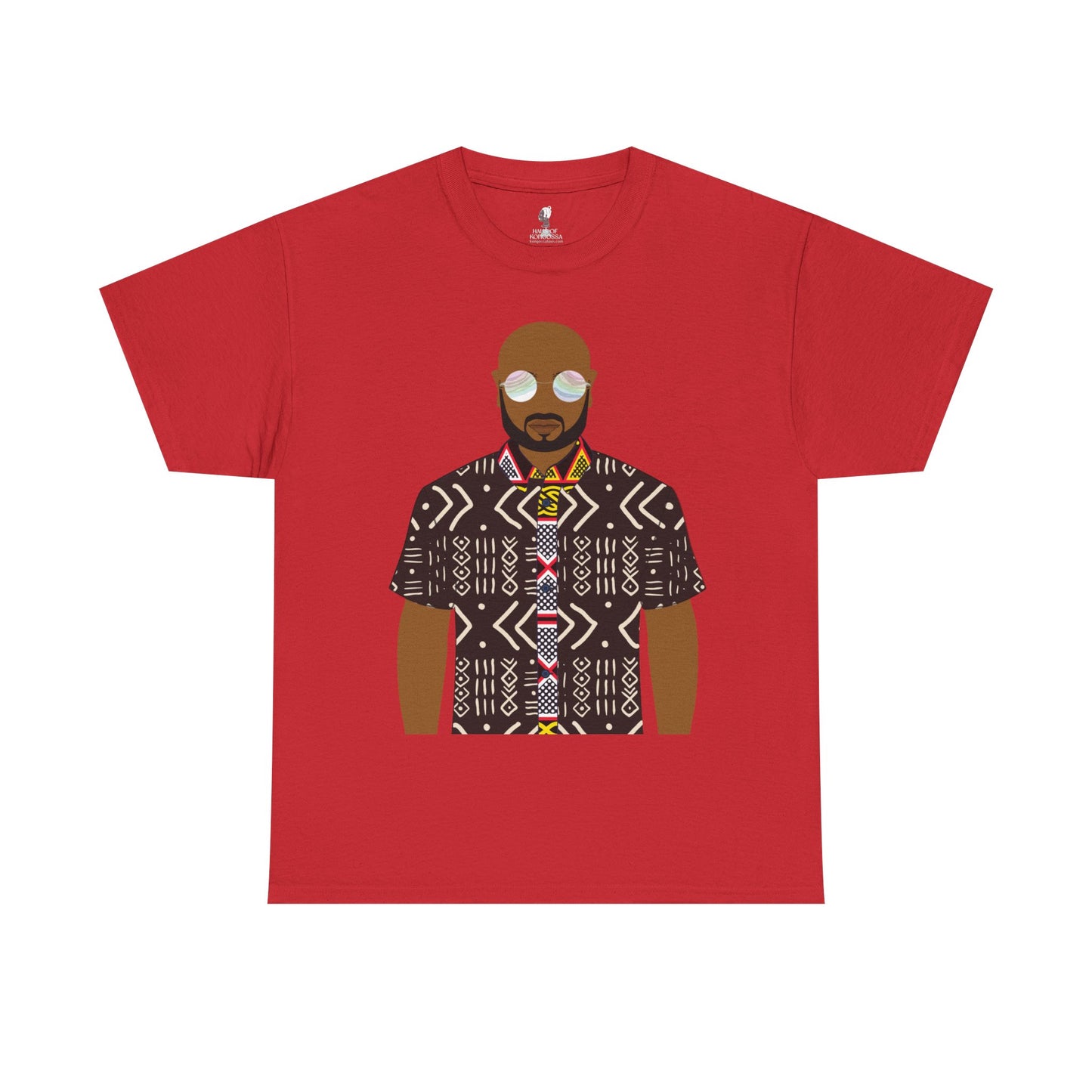 Le Monsieur Mudcloth Unisex Heavy Cotton Tee