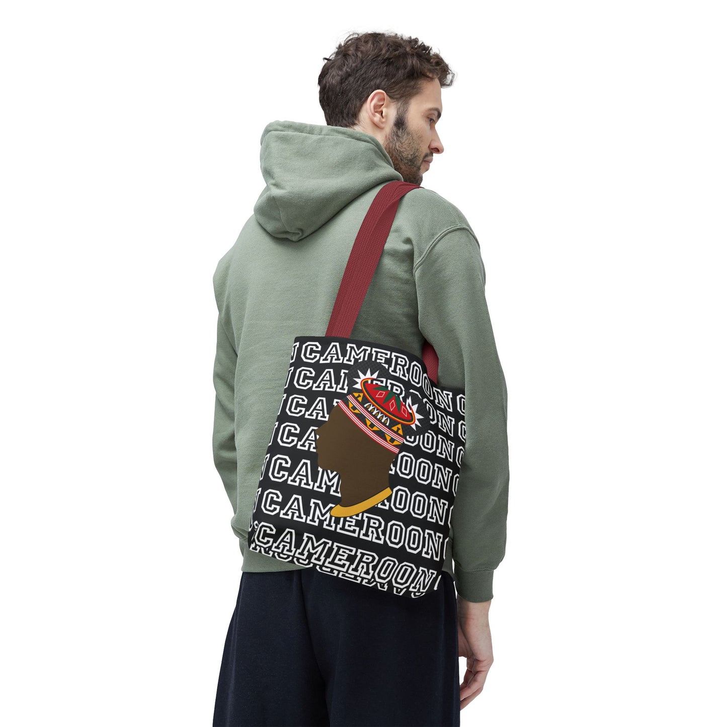 Cameroon Man in Toghu Hat Canvas Tote Bag