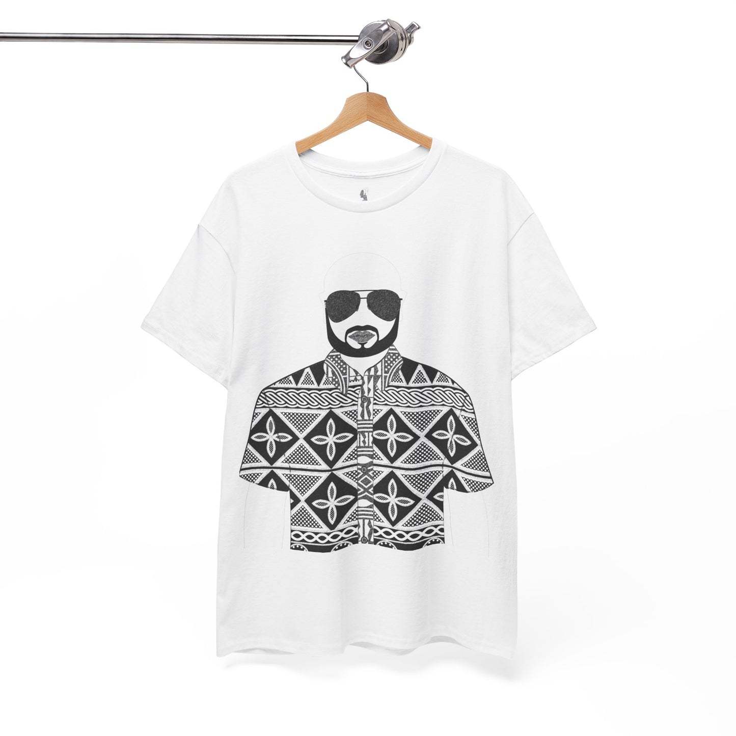 Le Monsieur(BW) in Toghu Unisex Heavy Cotton Tee