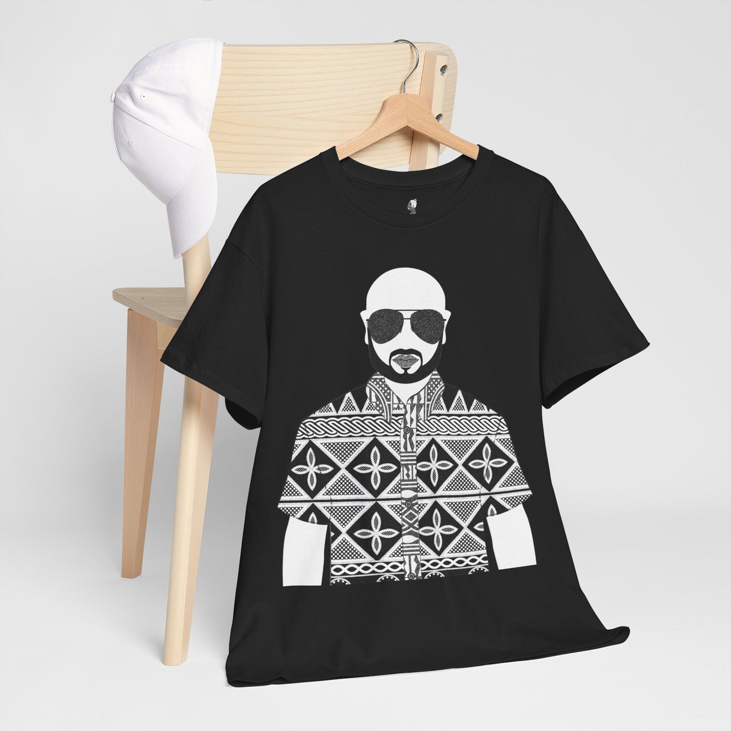 Le Monsieur(BW) in Toghu Unisex Heavy Cotton Tee