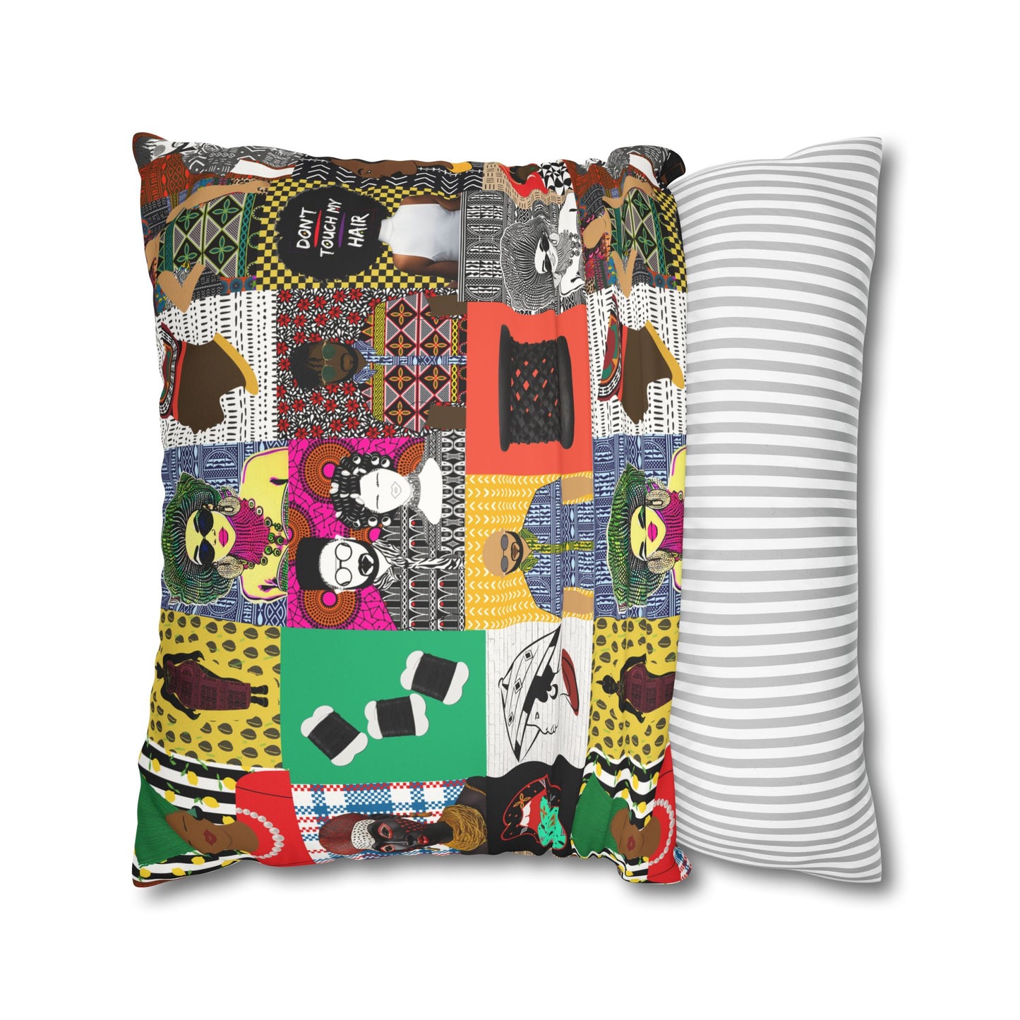 My Pipo Faux Suede Pillow Case, Square Throw Cushion, Boho Home Decor, Living Room Accent, Bedroom or Living room Accessory