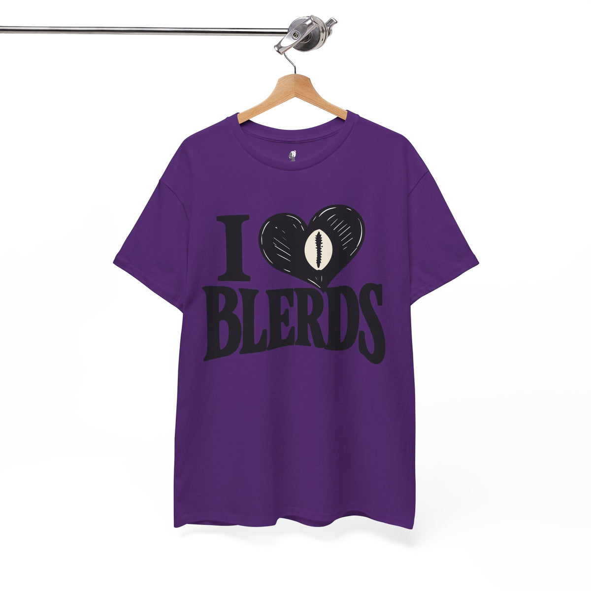 I Heart Blerds Unisex Heavy Cotton T-Shirt | Nerd Pride Tee, Geek Culture